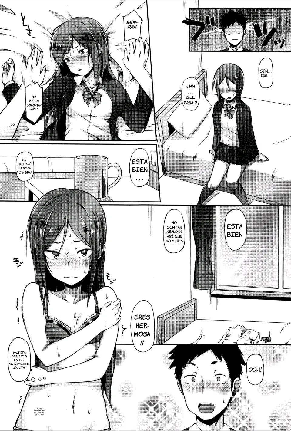 Senpai wa Oshi ni Yowai｜Mi senpai es débil ante la presión page 9 full