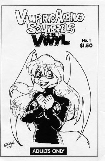 Vampiric Albino Squirrels in Vinyl No. 1 cover