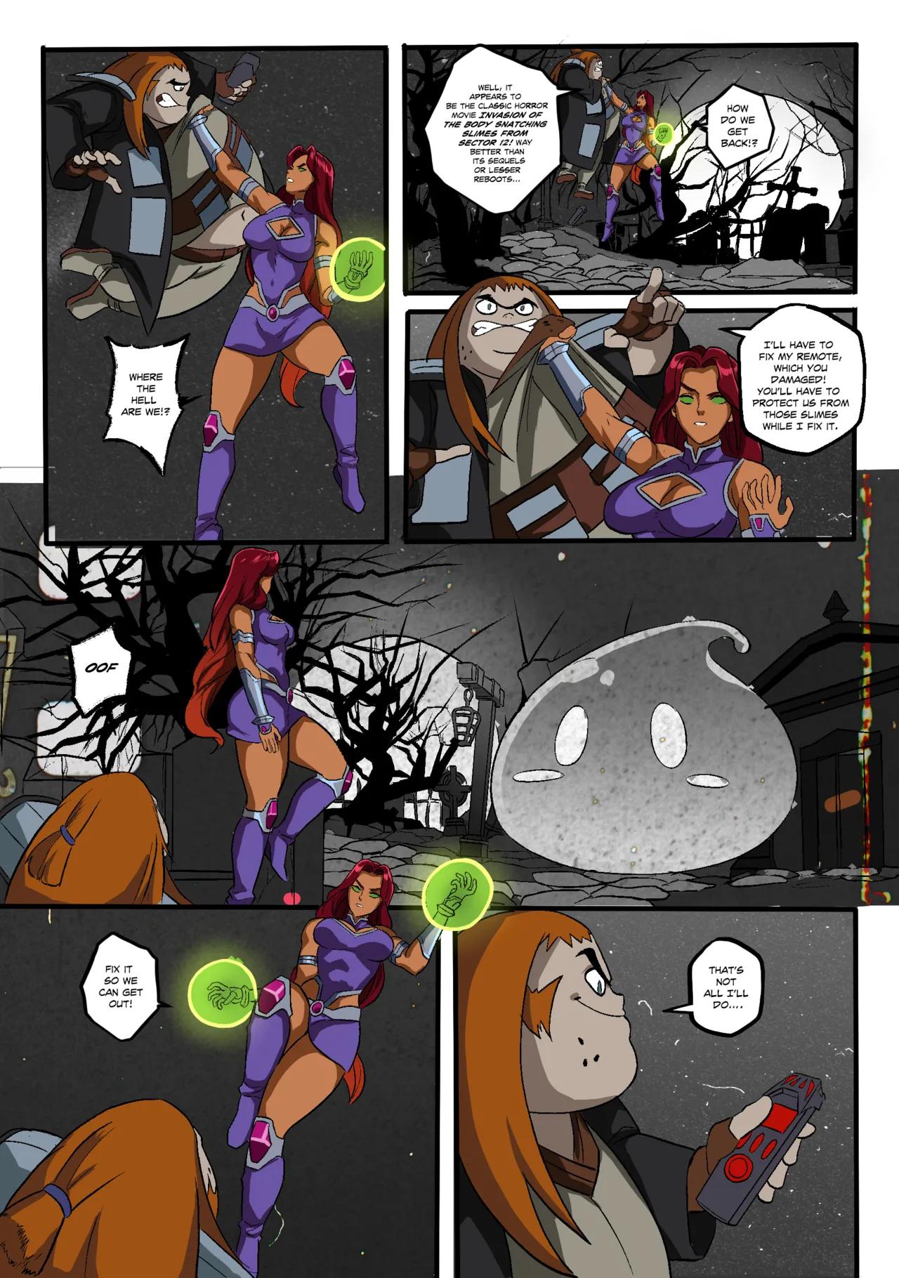 Starfire - Invasion Of The Slimes - Slime Possession - Possession hub page 3 full
