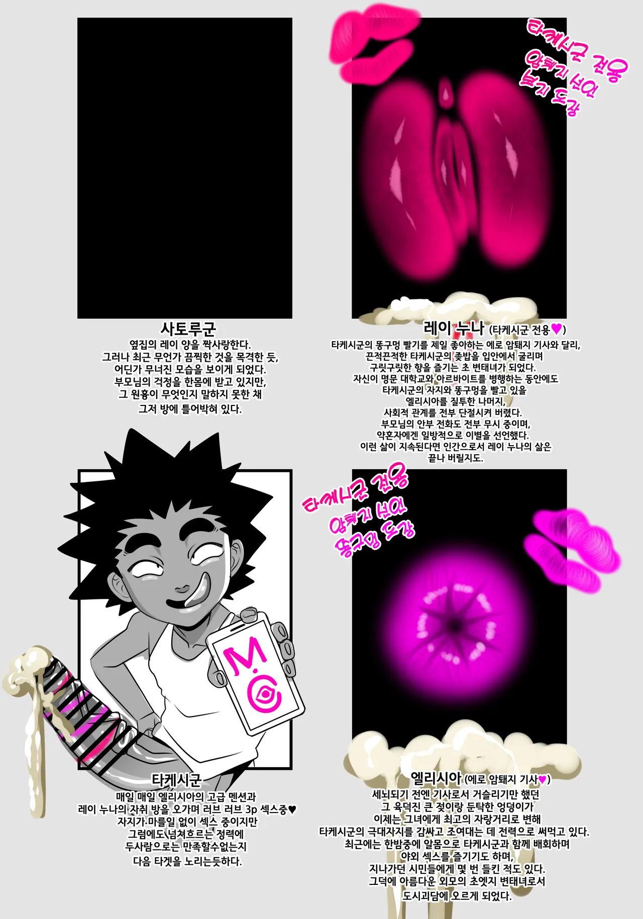 NTR漫画 登場人物紹介ページ page 8 full