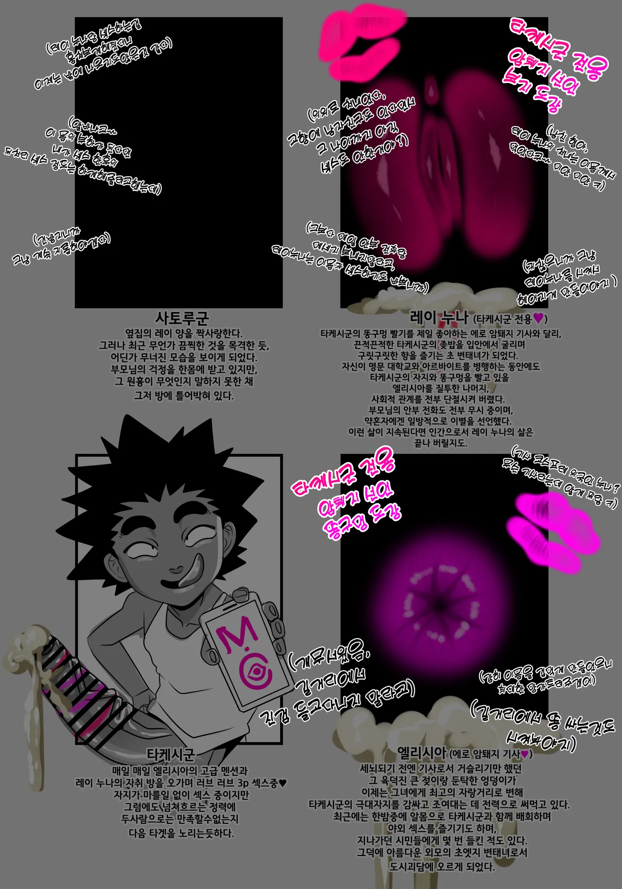 NTR漫画 登場人物紹介ページ page 9 full