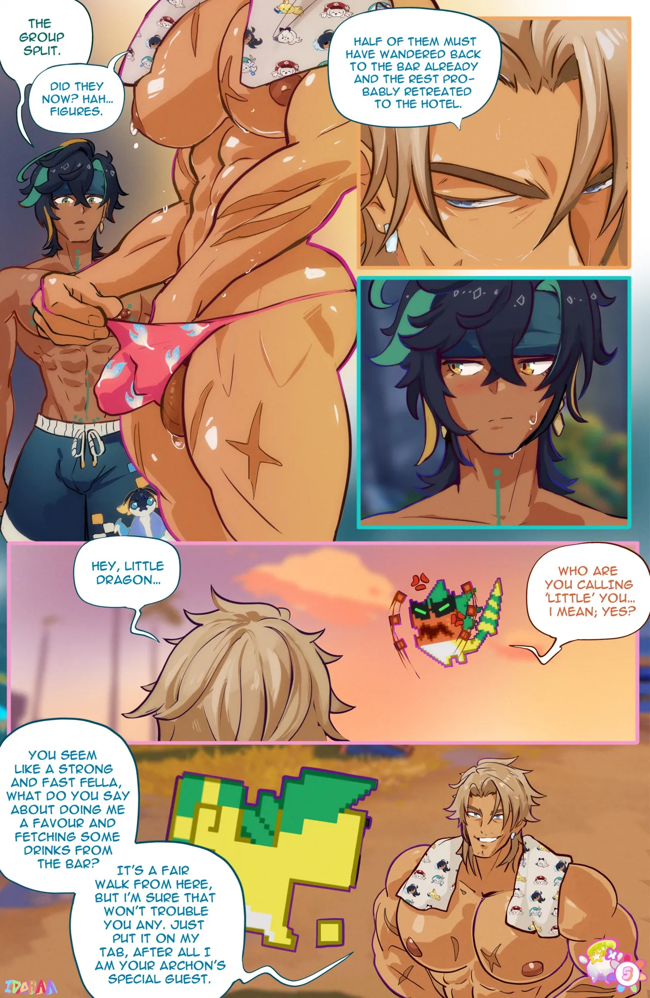Kinich &amp; Varka comic page 6 full