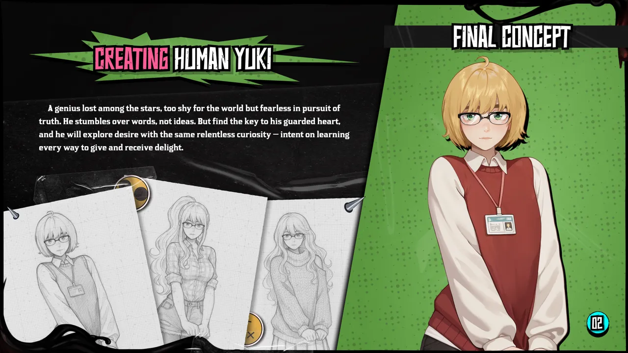 FUTA FUCKS FEMBOYS : Character Artbook - Yuki page 3 full