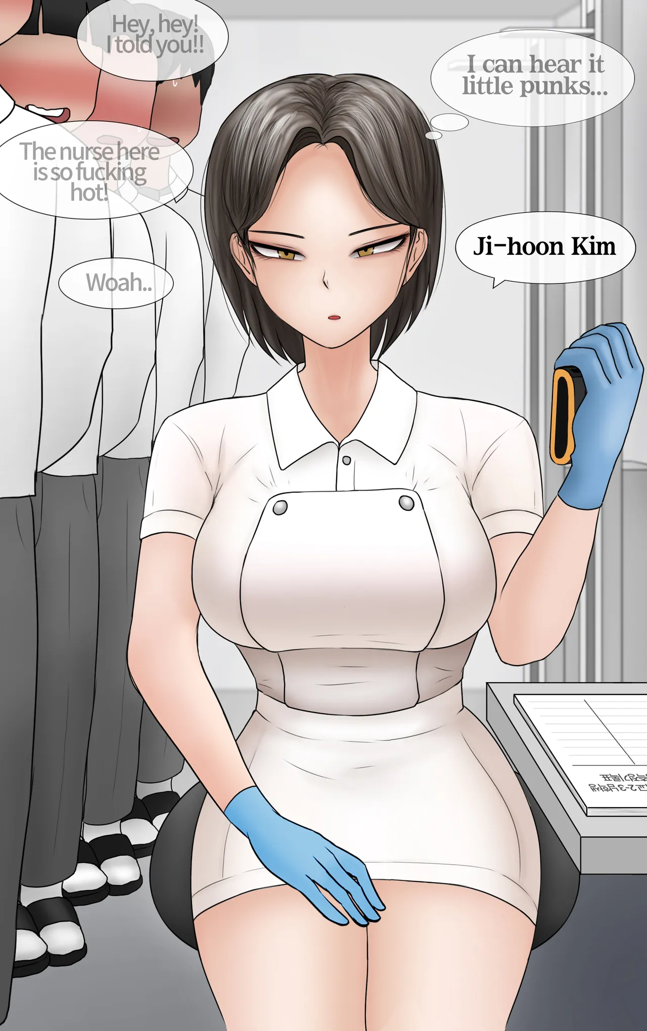 쿨계 간호사 여친이 내 작은 꼬추를 너무 좋아함 Cool nurse GF obsessed my tiny dick page 3 full
