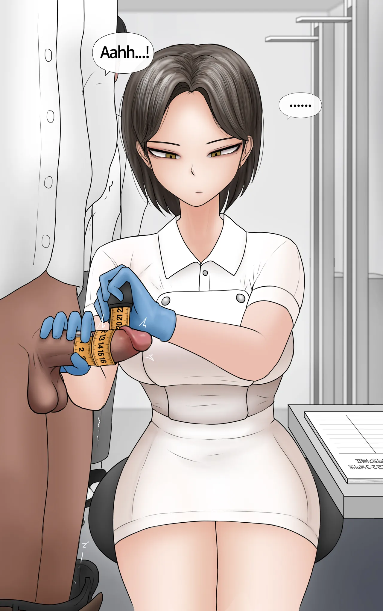 쿨계 간호사 여친이 내 작은 꼬추를 너무 좋아함 Cool nurse GF obsessed my tiny dick page 7 full