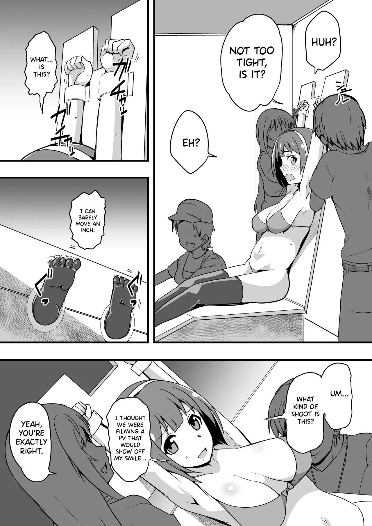 Kyonyuu Jimuin Monzetsu!! Kusuguri Jigoku! | Busty Office Lady in Agony! Tickling Hell! page 7 full