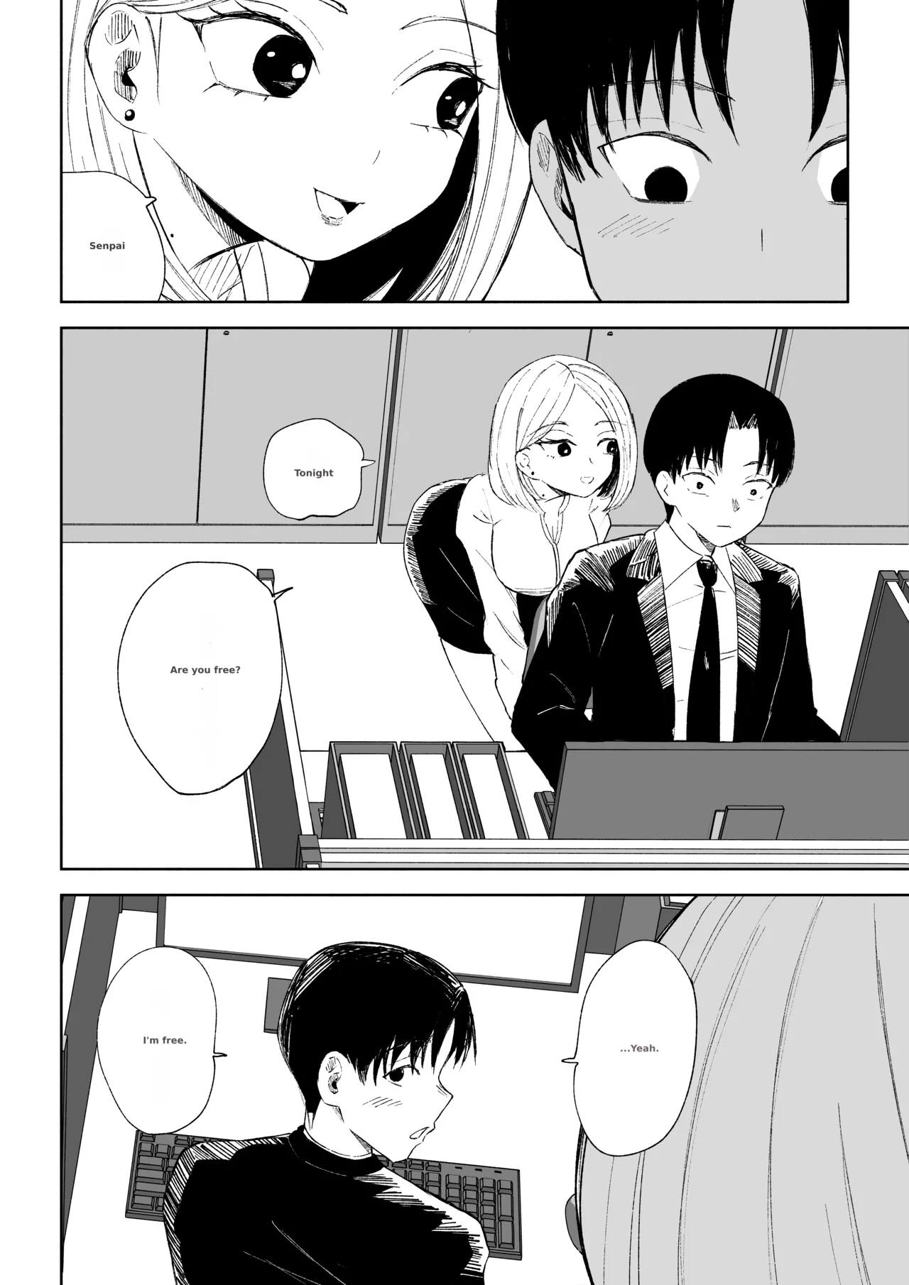 A story about being lectured in polite language and overpowered by a junior colleague at the company page 6 full