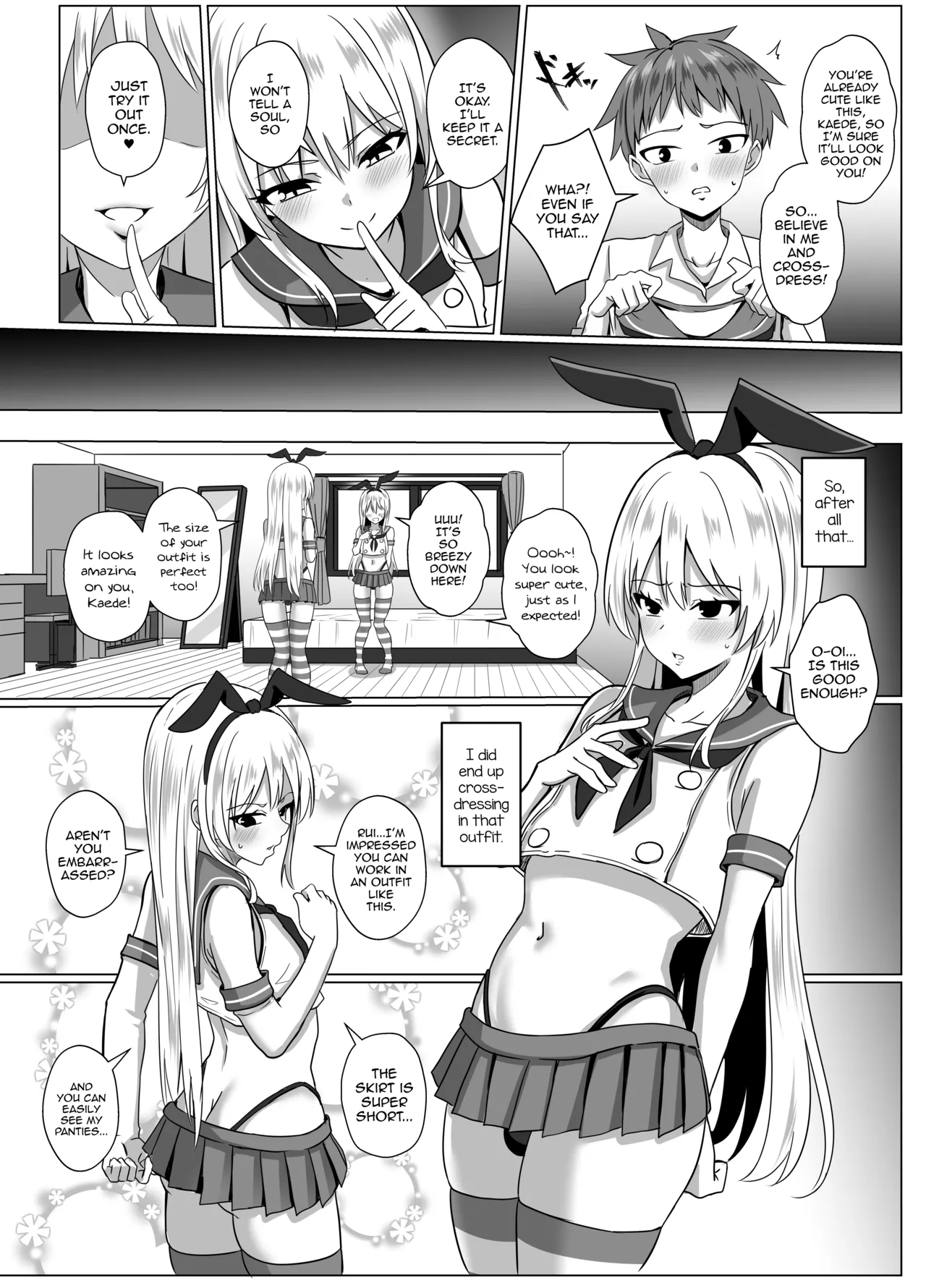 Shimakaze-kun ni Natte Shimakaze-kun to Ecchi Shi Chau Hon page 9 full