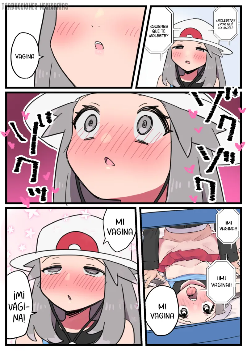 Onabare Shichatta Leaf-chan ga Green ni Oshioki Sareru Manga | Un manga sobre Leaf-chan siendo sorprendida masturbándose y siendo castigada por Green page 4 full