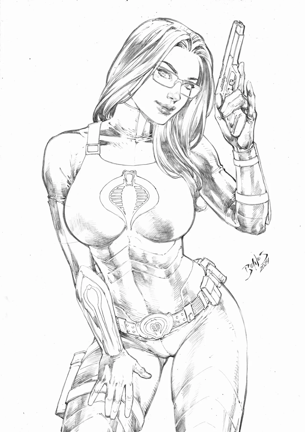 Ed Benes Original Art page 3 full