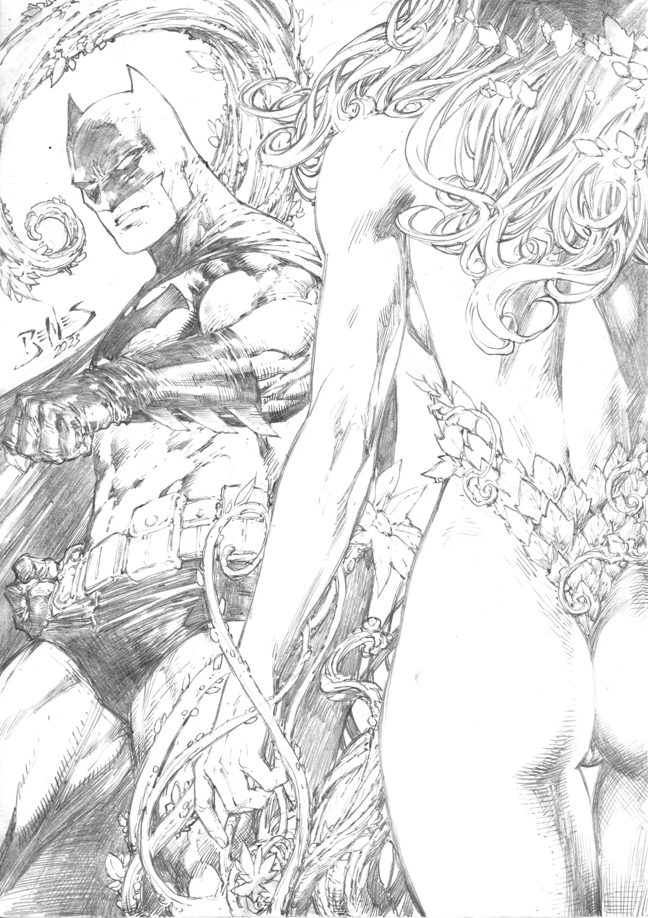 Ed Benes Original Art page 9 full