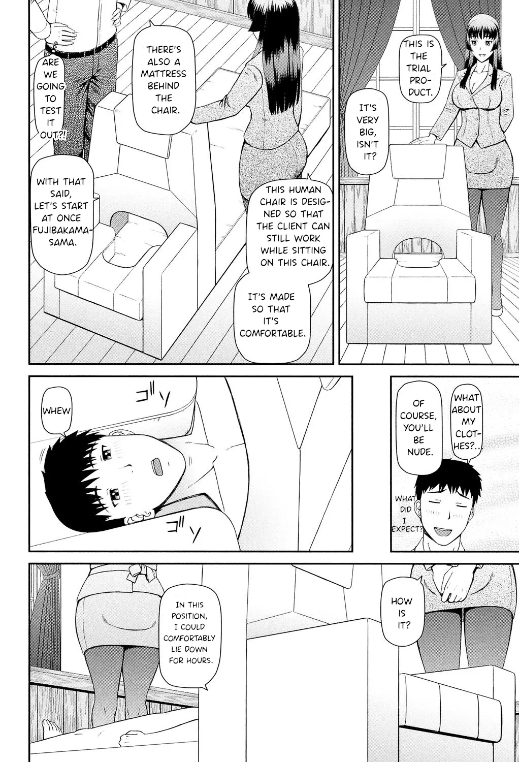 My job is facesitting chapter I page 9 full