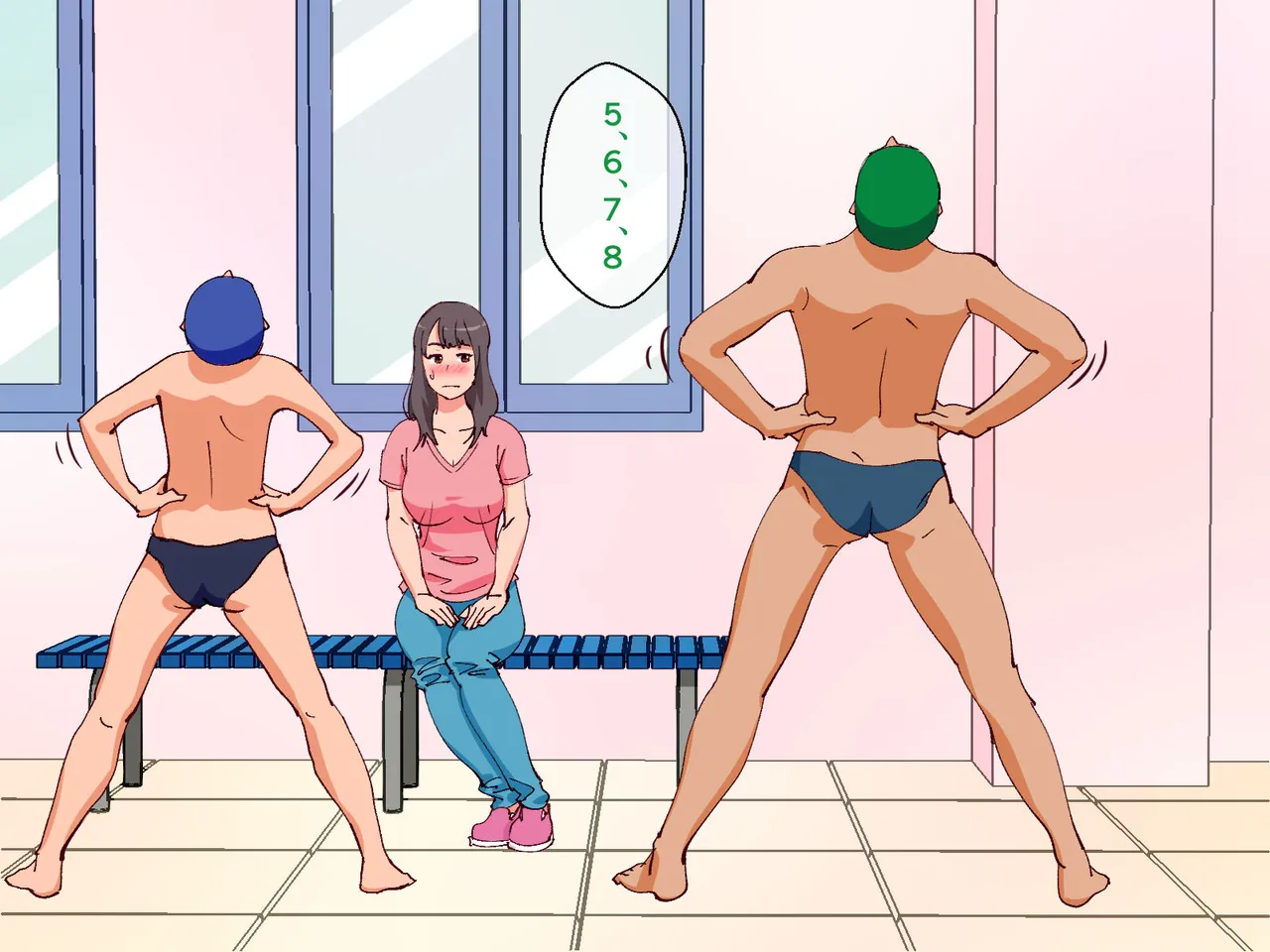 Mama ga Pool de Okasareta Hanashi page 5 full