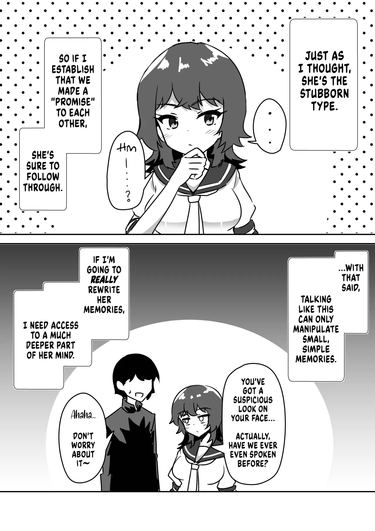 Kioku Netsuzou Saimin ～Kyonyuu Downer Suieibu-chan no Kioku o Tsugou yoku Kaihen shite Gachikoi Dorei ni suru Hanashi～ | False Memory Hypnosis ～Rewriting a Gloomy, Busty Swimmer Girl's Memories to make her my Fawning Love Slave～ page 6 full