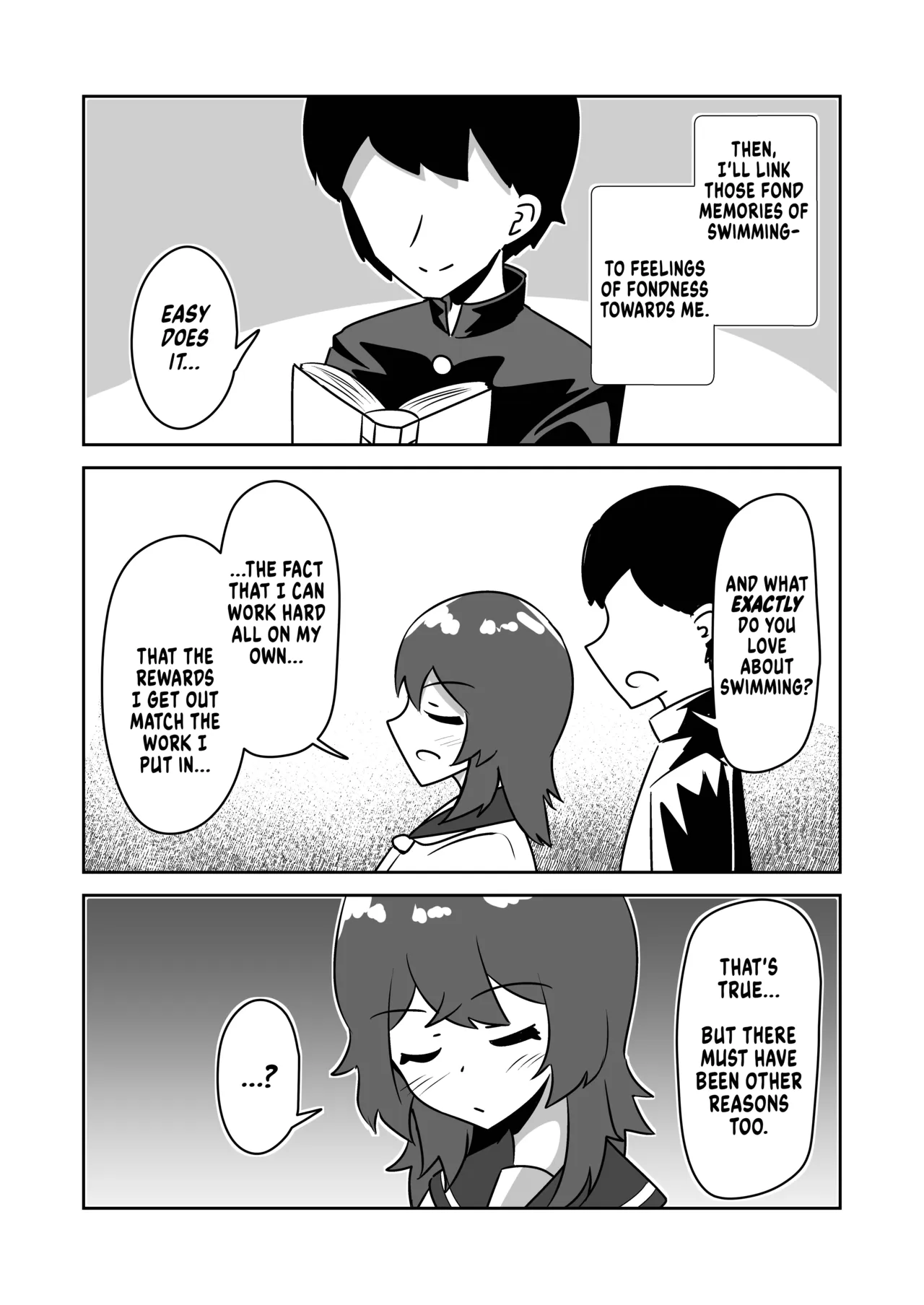 Kioku Netsuzou Saimin ～Kyonyuu Downer Suieibu-chan no Kioku o Tsugou yoku Kaihen shite Gachikoi Dorei ni suru Hanashi～ | False Memory Hypnosis ～Rewriting a Gloomy, Busty Swimmer Girl's Memories to make her my Fawning Love Slave～ page 9 full