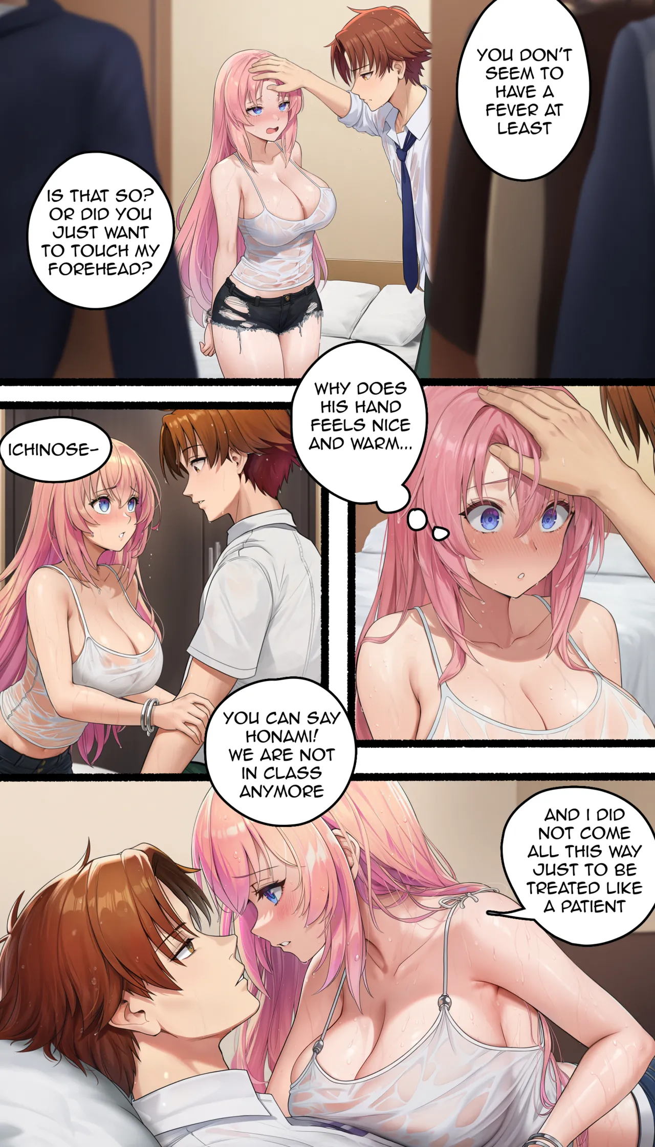 Honami Shelters From the Rain, Then Rides the T-Rex   Doujin with dialogue page 5 full