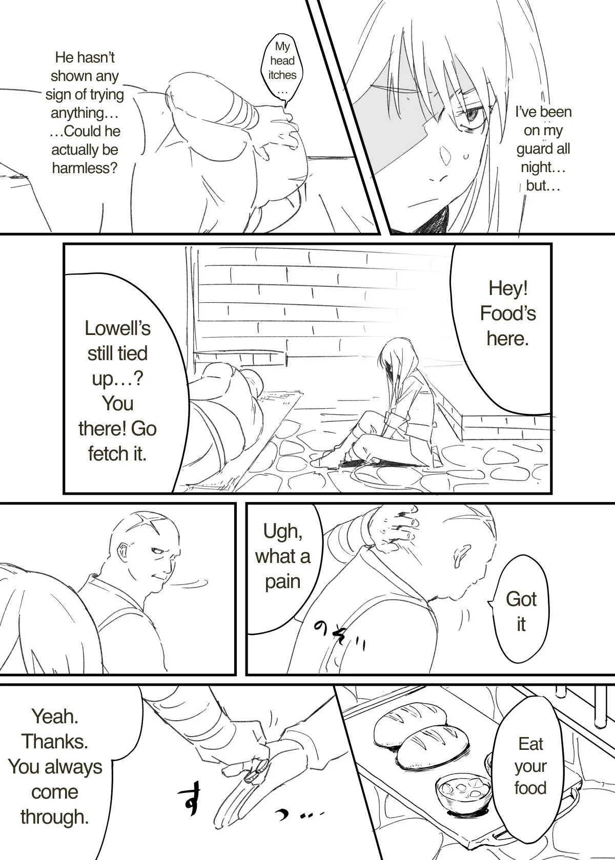 We're cellmates now, so let's get along, okay? page 6 full