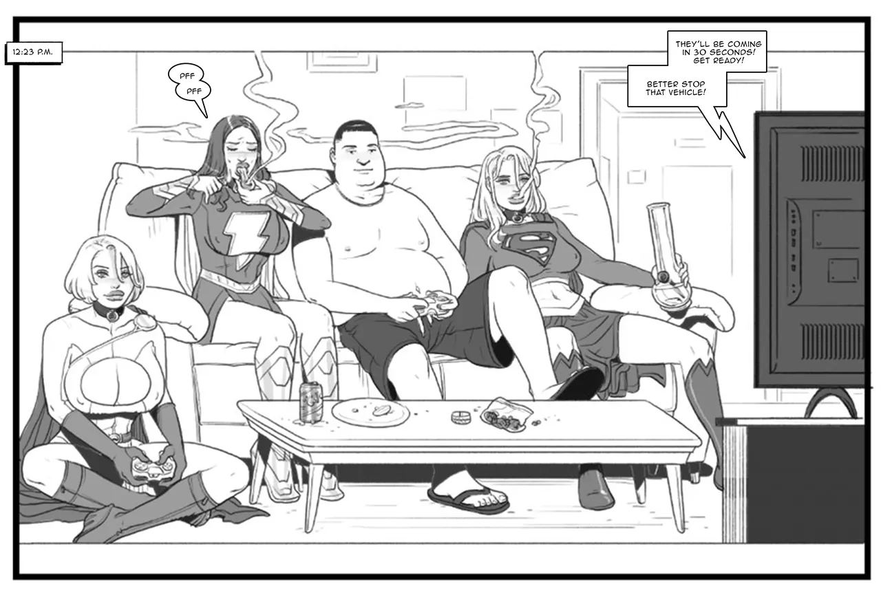 Bang My Bully - DC Heroines page 6 full