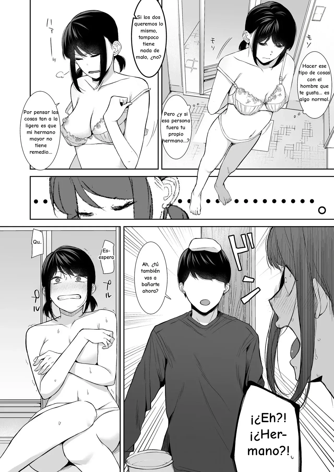 Bathroom - Reitanna Imouto Nisemattemita. Angai Chorokatta 3-｜En La Bañera - Intenté Seducir a mi Fría Hermana Menor. Resultó ser Bastante Fácil. 3- page 9 full