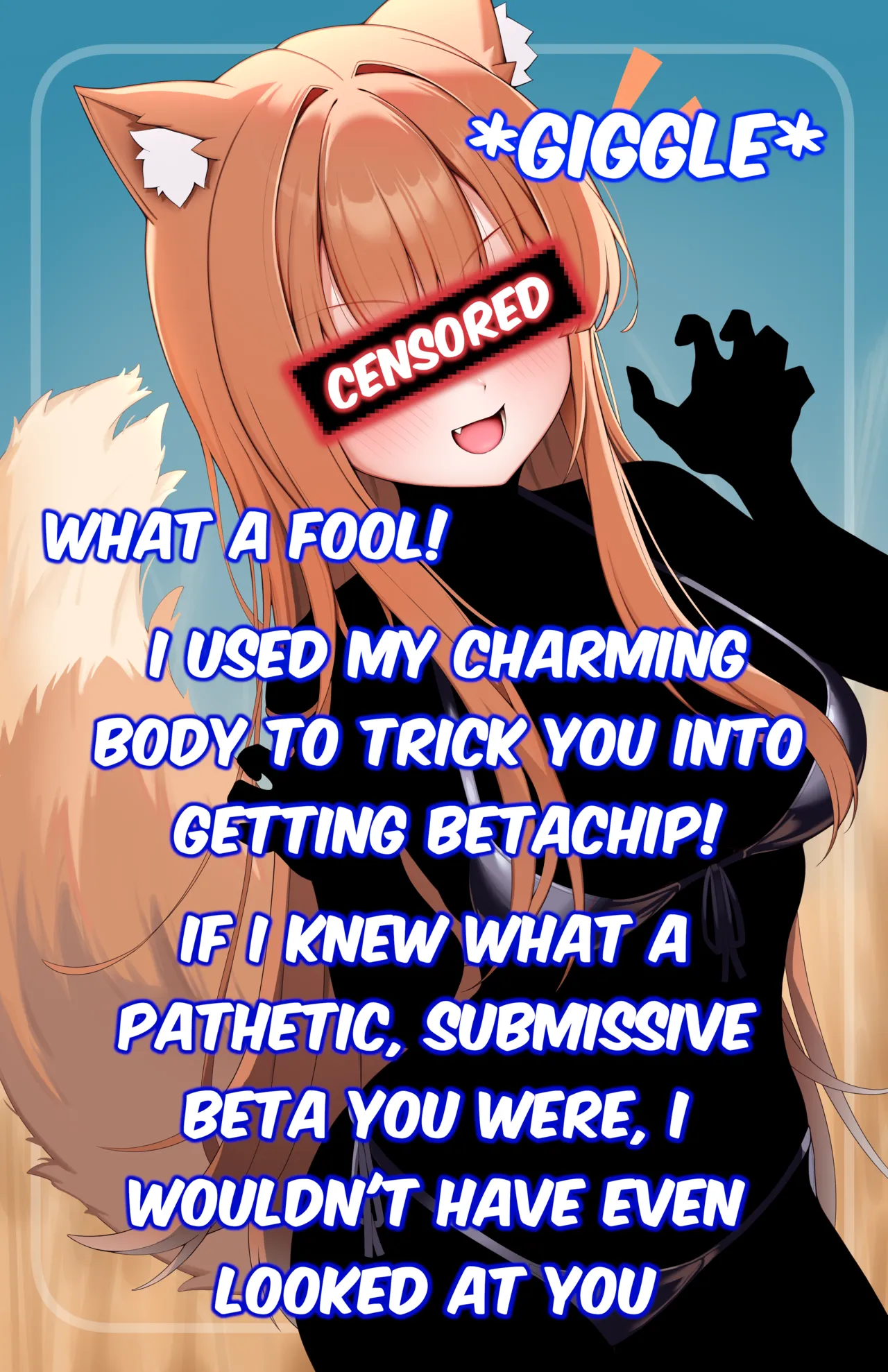 When Hola got married, she never expected him to turn out to be such a pathetic, disgusting beta. But now that he's been chipped, maybe things will finally get better for her page 1 full