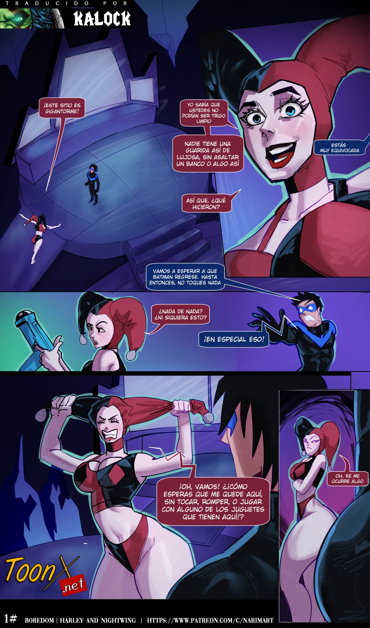 Harley X Nightwing page 1 full