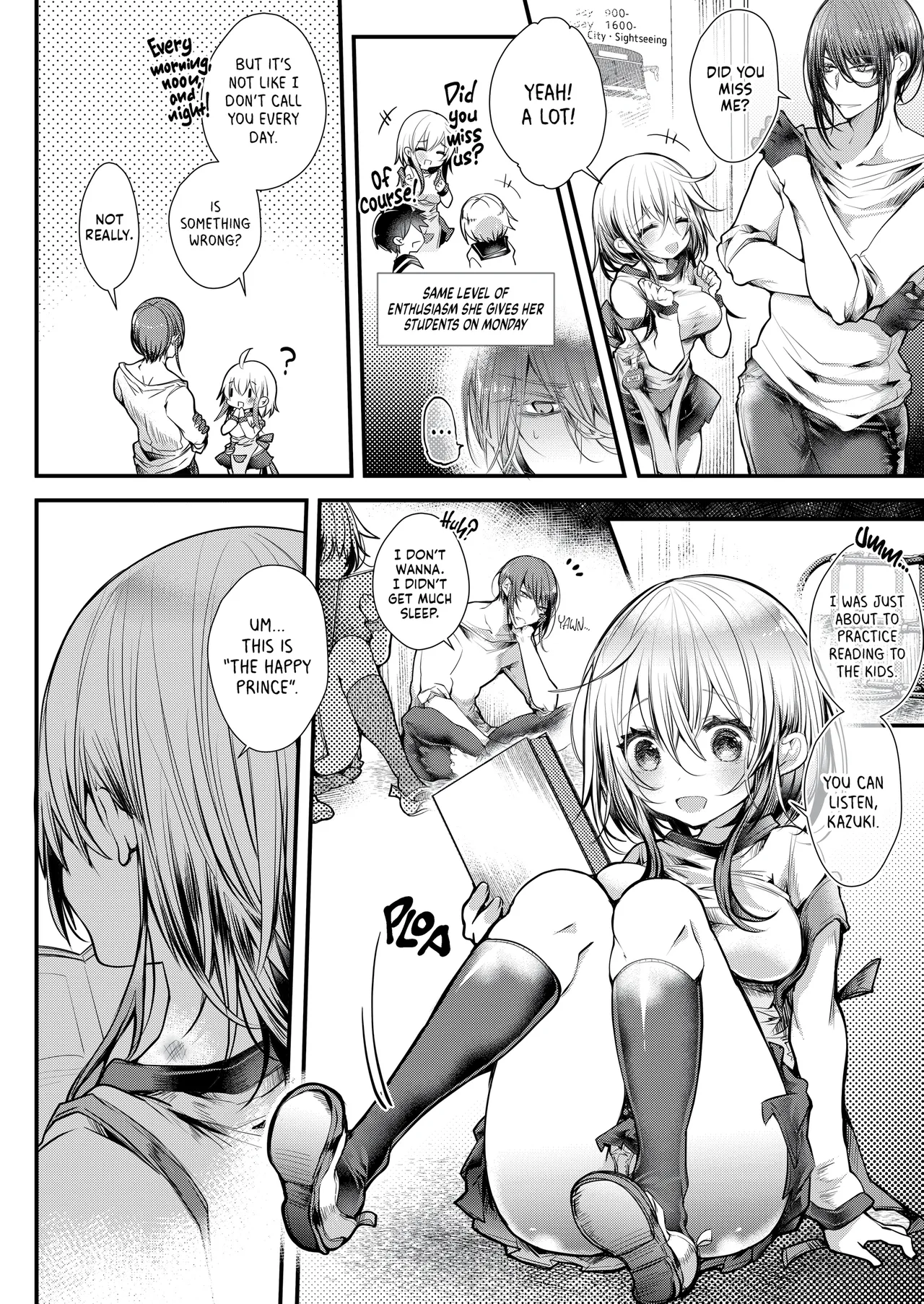 Yuki-chan Sensei Amaama REFLE &amp; Pajama Ecchi | She'll Spoil You Rotten page 4 full