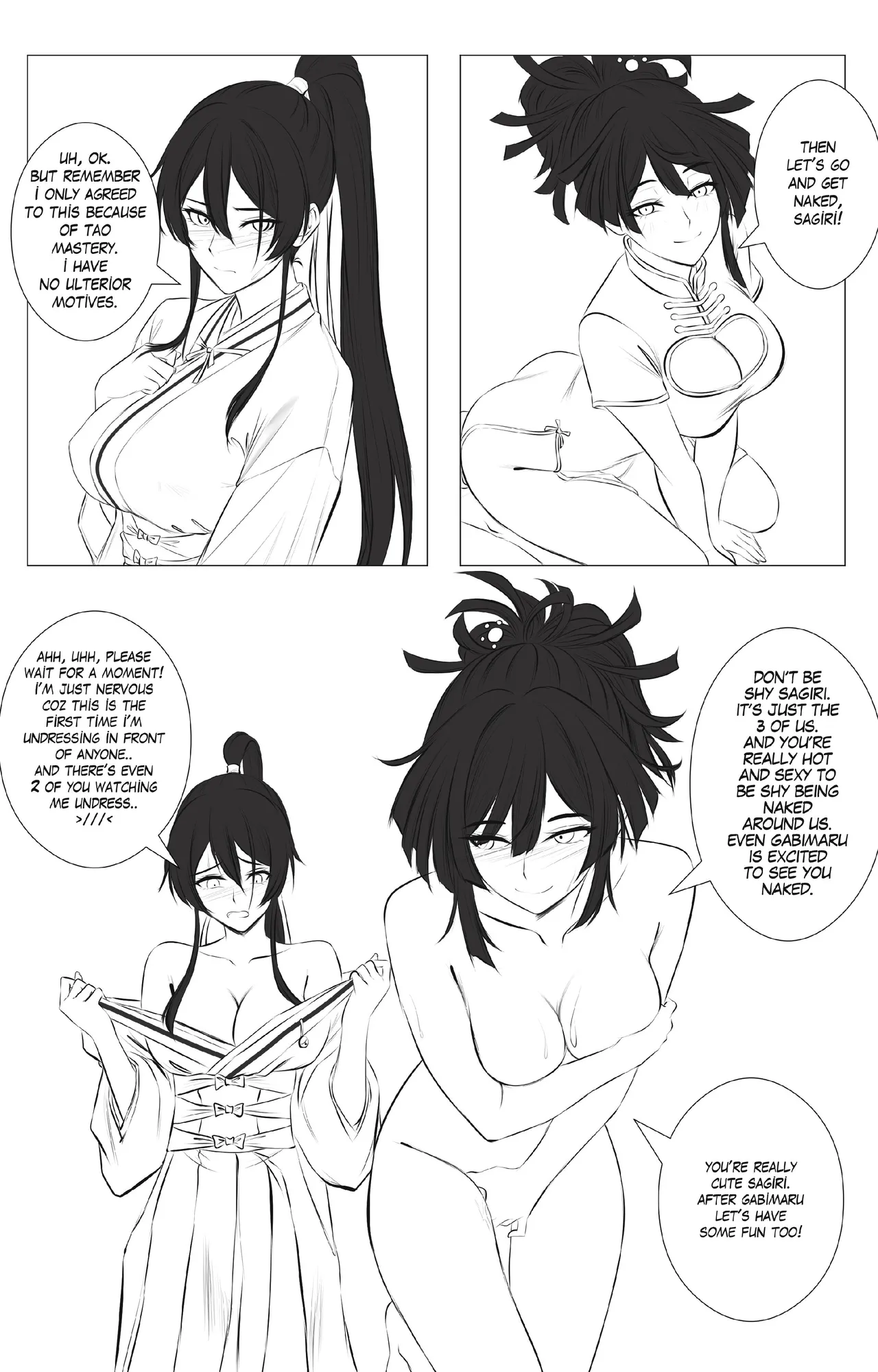 Girl's Paradise - Sagiri Vs. Yuzuriha Pt. 1 page 3 full