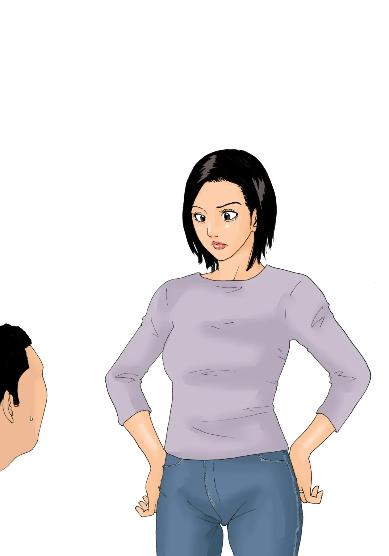 Kanchigai Tsuma ga Nureginu Oi ni Semattara Soku Gattai｜Cuando una Esposa Frustrada Cae en Especulaciones, Debora al Inocente Joven page 2 full