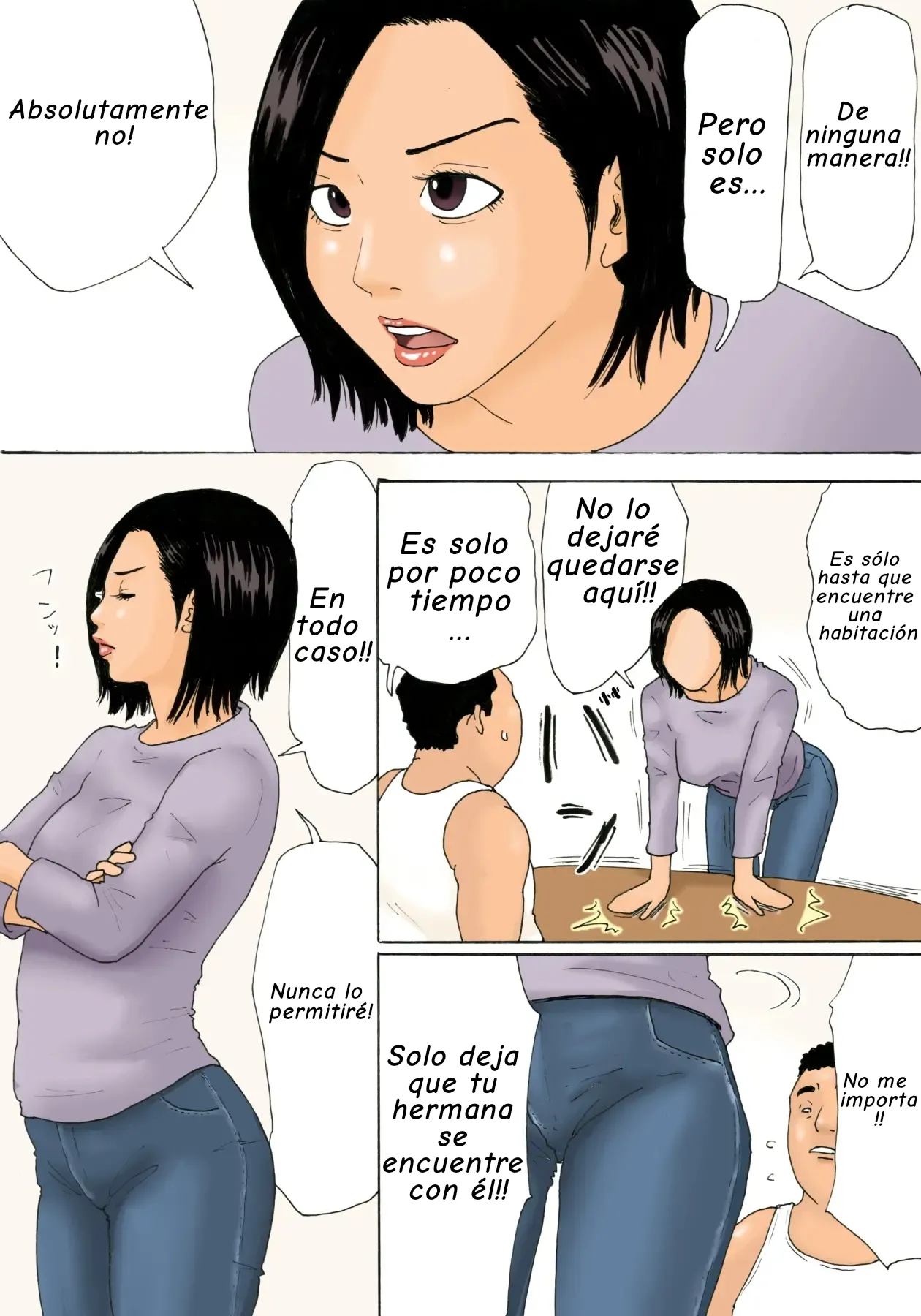 Kanchigai Tsuma ga Nureginu Oi ni Semattara Soku Gattai｜Cuando una Esposa Frustrada Cae en Especulaciones, Debora al Inocente Joven page 3 full