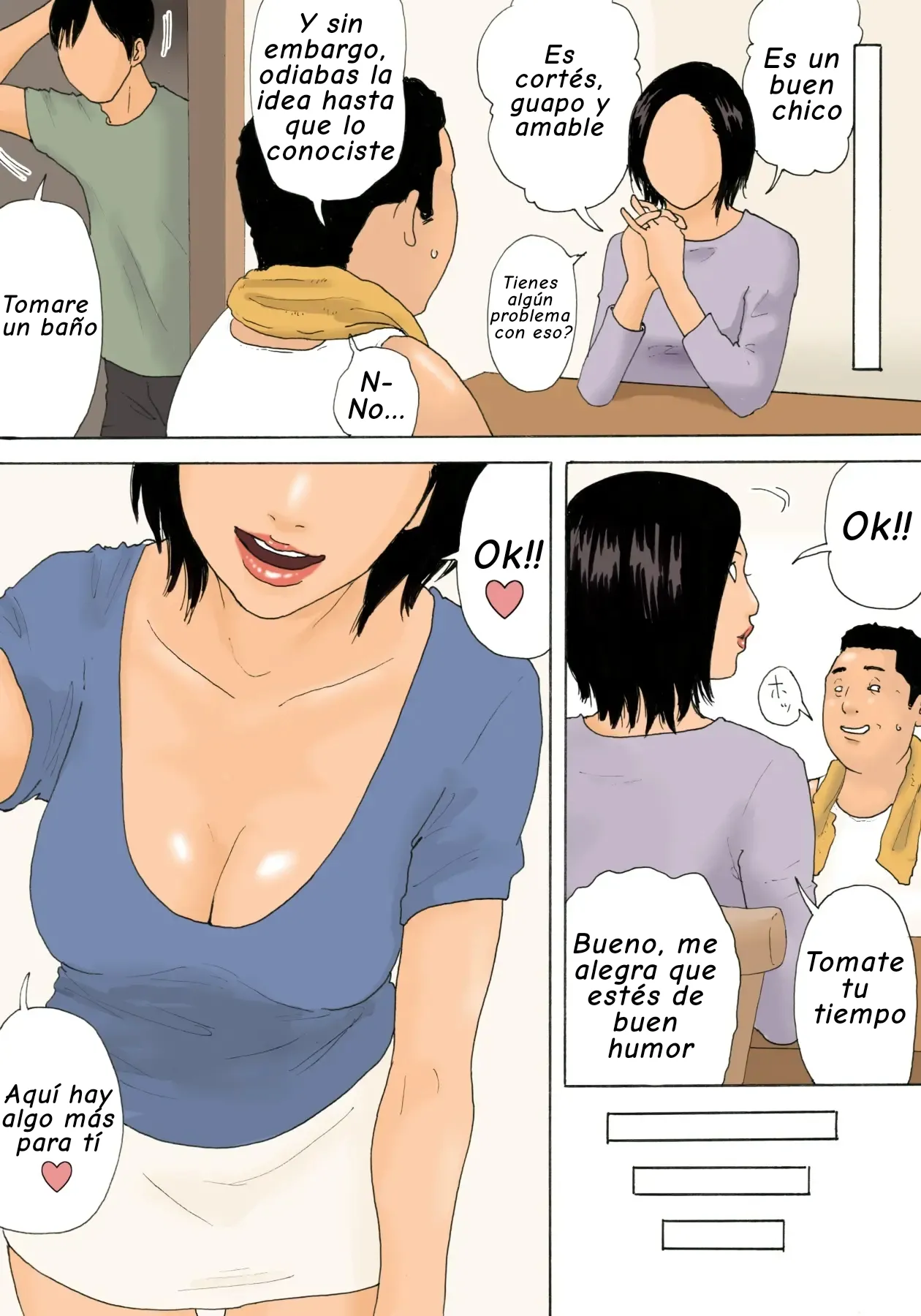 Kanchigai Tsuma ga Nureginu Oi ni Semattara Soku Gattai｜Cuando una Esposa Frustrada Cae en Especulaciones, Debora al Inocente Joven page 5 full