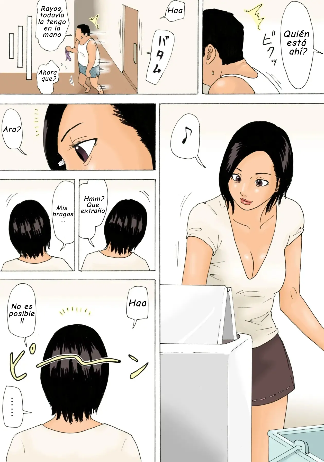 Kanchigai Tsuma ga Nureginu Oi ni Semattara Soku Gattai｜Cuando una Esposa Frustrada Cae en Especulaciones, Debora al Inocente Joven page 9 full
