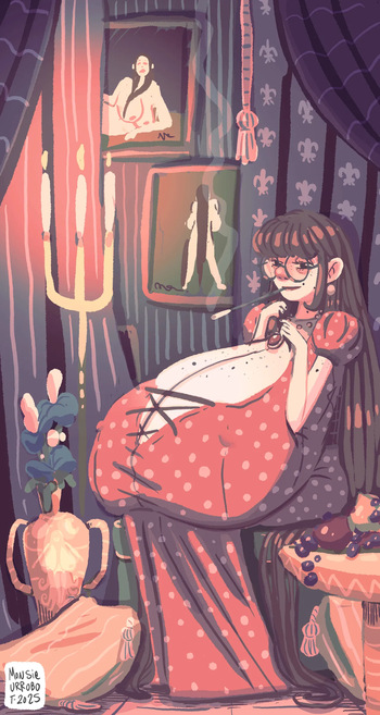 Beatrice, The greedy art collector by monsieur robot cover