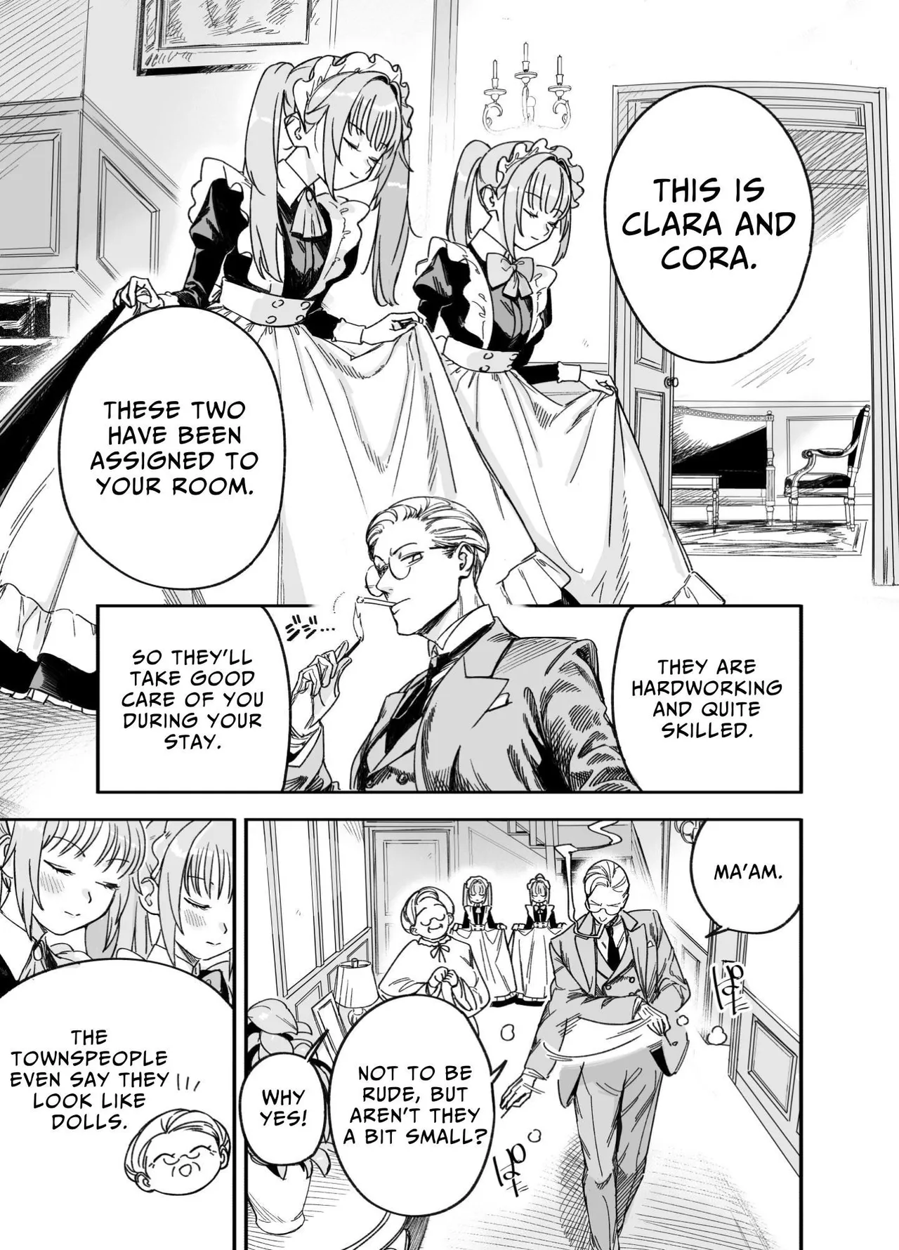 Futago Maid no Clara to Cola: Sei no Mezame! | Awakening of Sex: Twin Maids Clara and Cora page 3 full