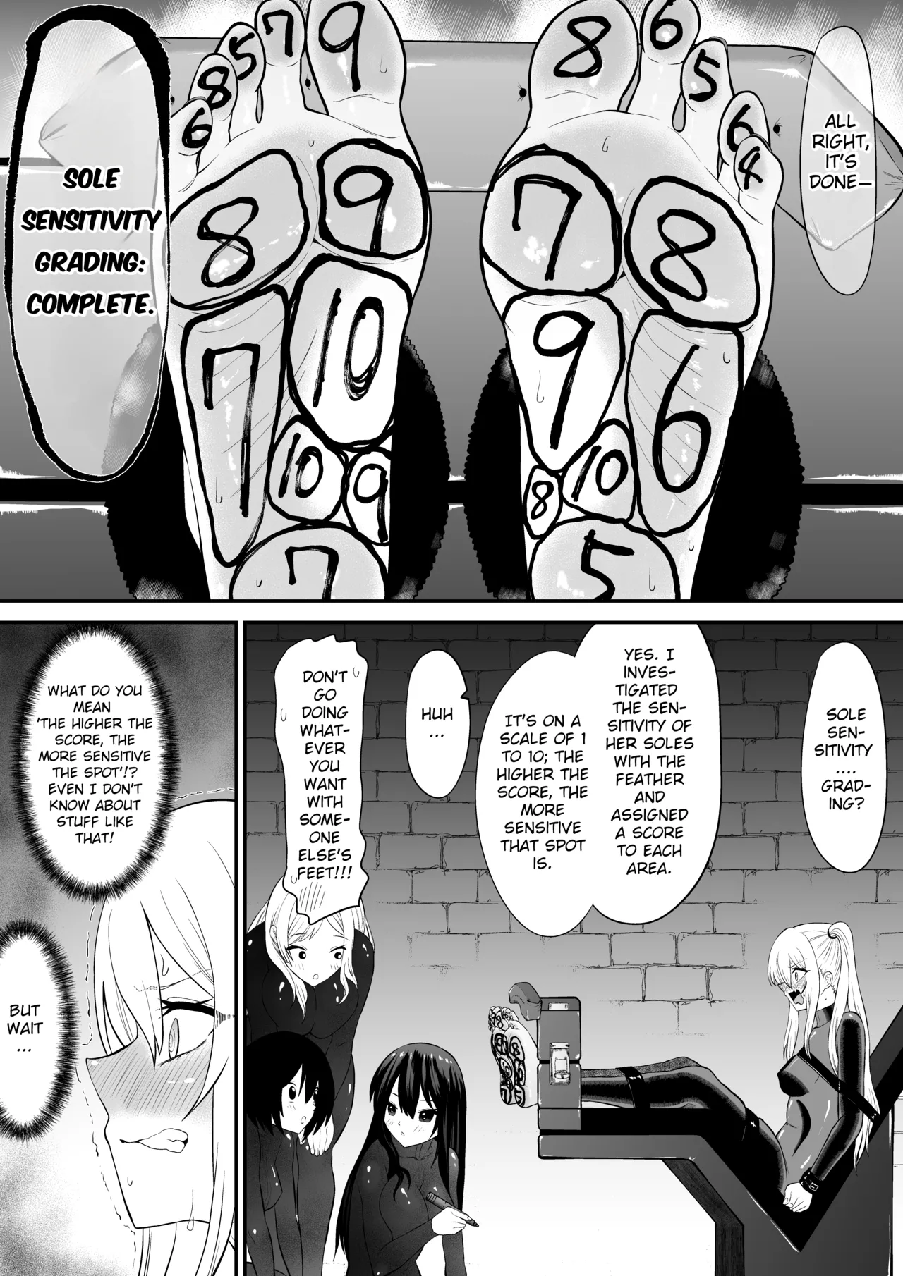 Spy Girl Sole Tickling &amp; Endless Orgasm Training page 9 full
