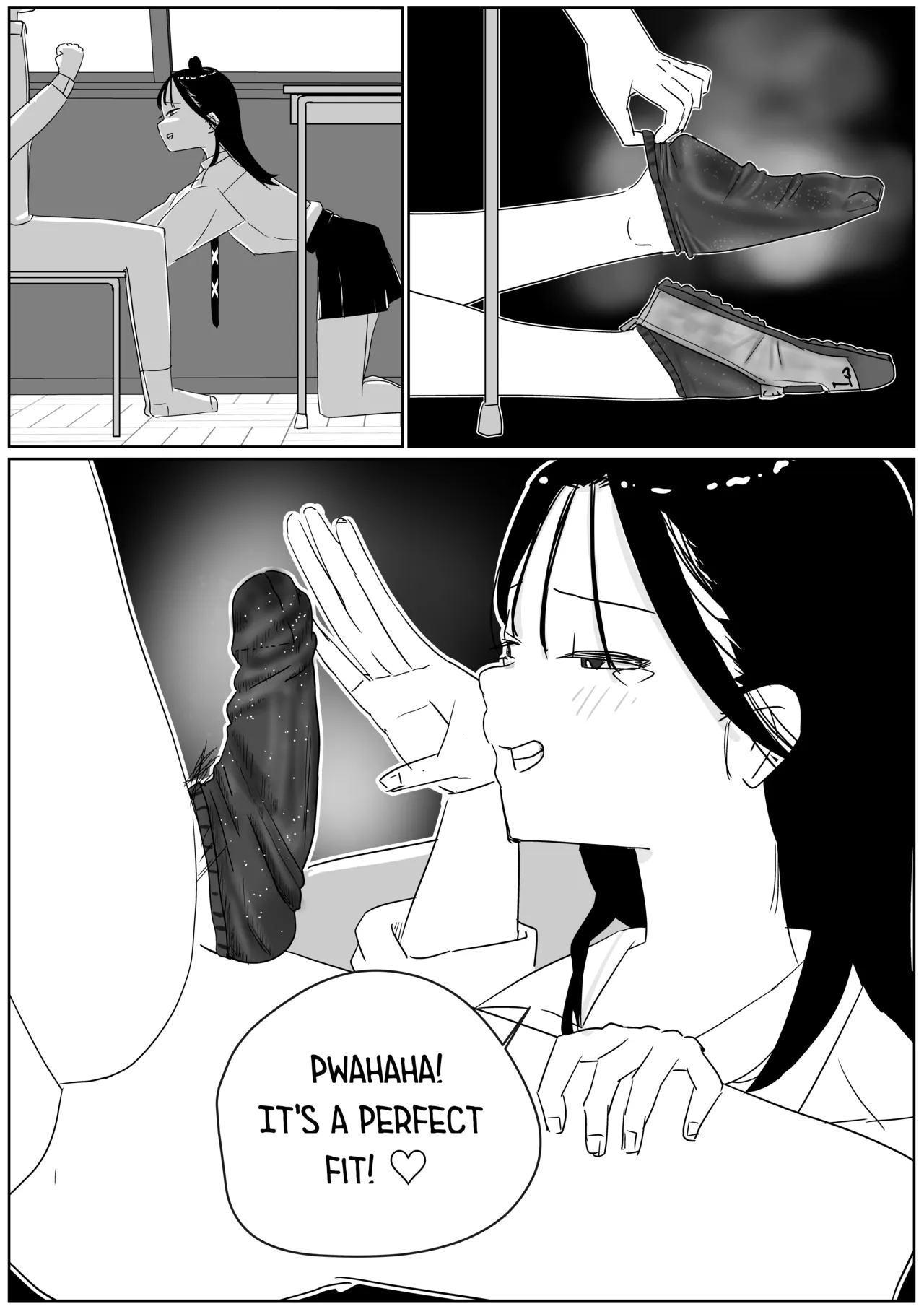 Forced to Buy Classmate's Stinky Socks page 8 full