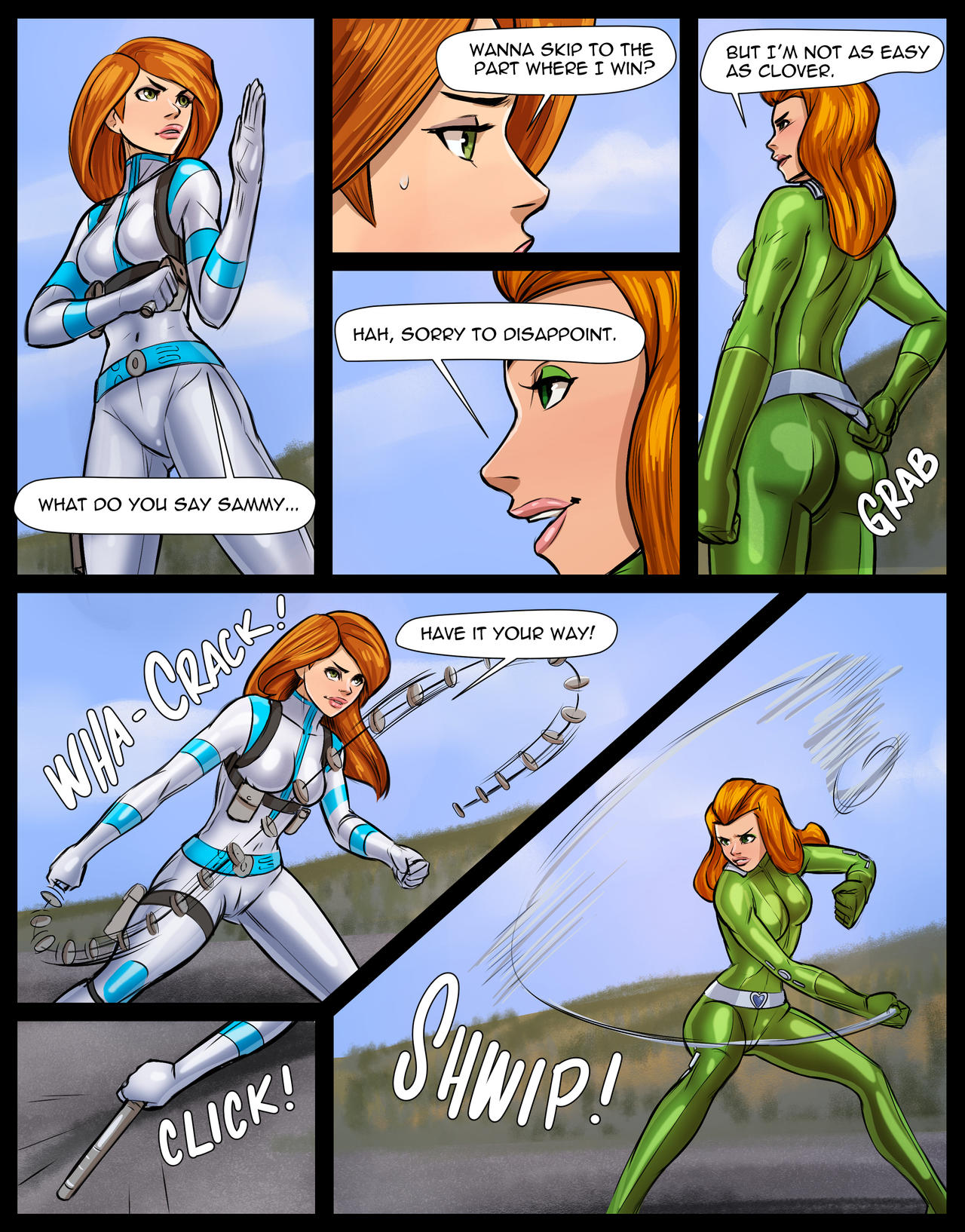 Kim possible vs totally spies vol 2 page 9 full