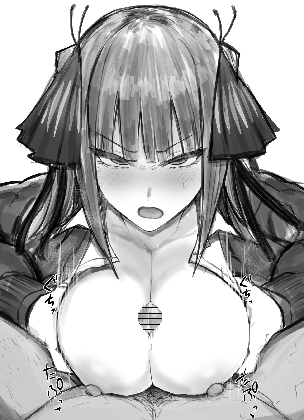 二乃に睨まれながらパイズリで射精する絵20250331 page 5 full