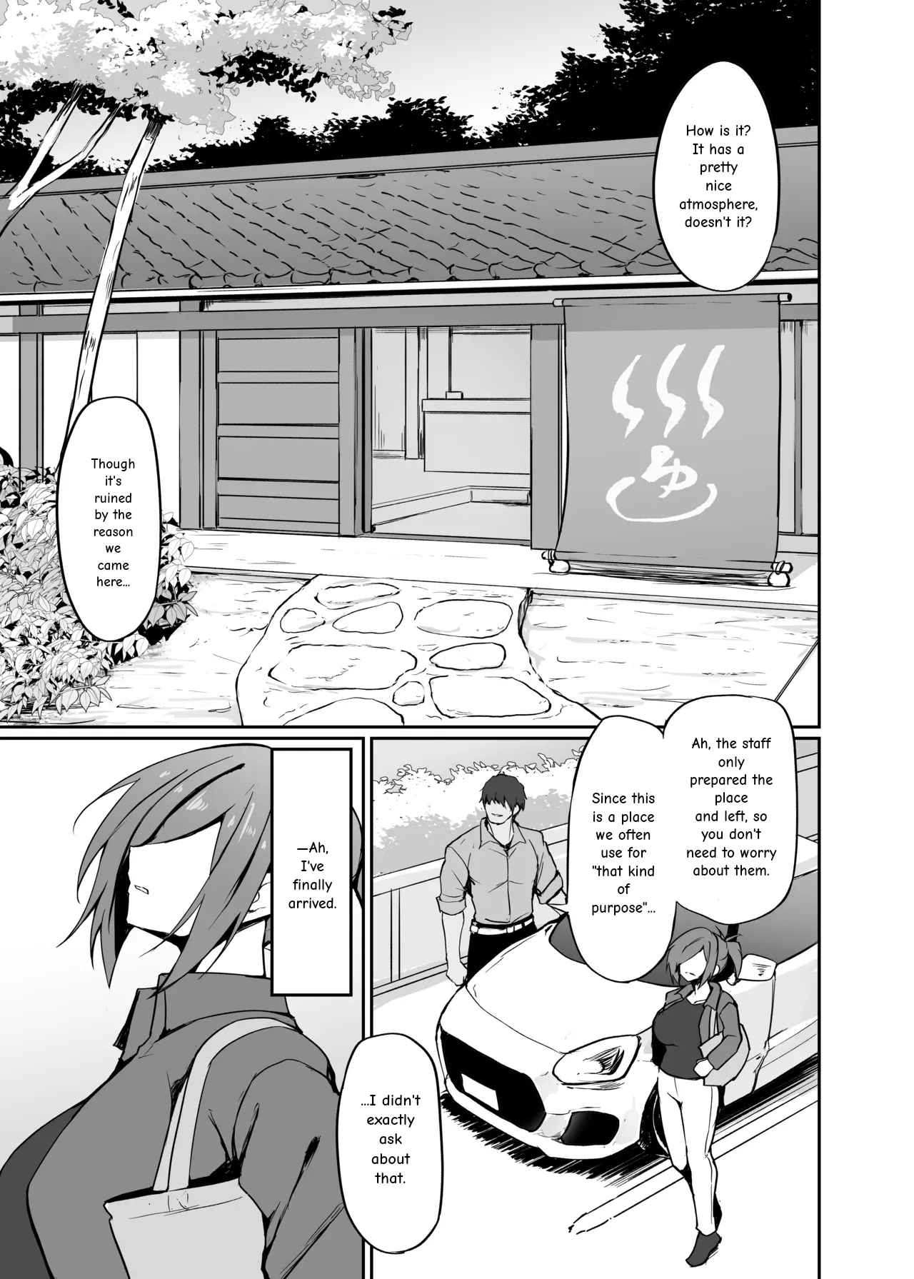 Former delinquent housewife PE teacher, falls in a hot spring inn while wearing a competitive swimsuit page 7 full