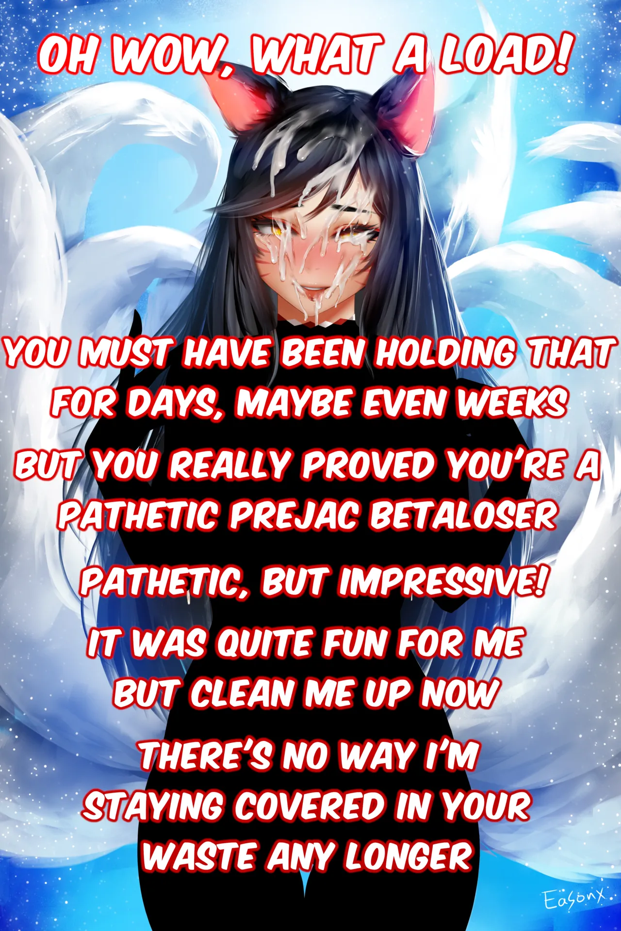 You won a whole day to spend with your favorite pop star, Ahri. Too bad you're a censored betaloser! page 10 full