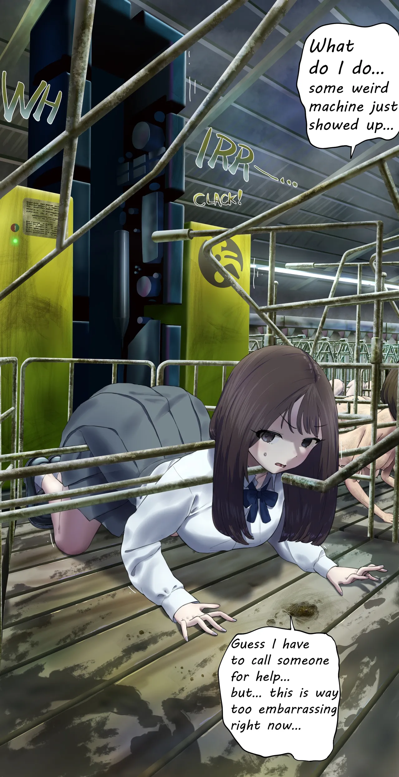 I tried going into a stall during a tour of the livestock barn page 8 full