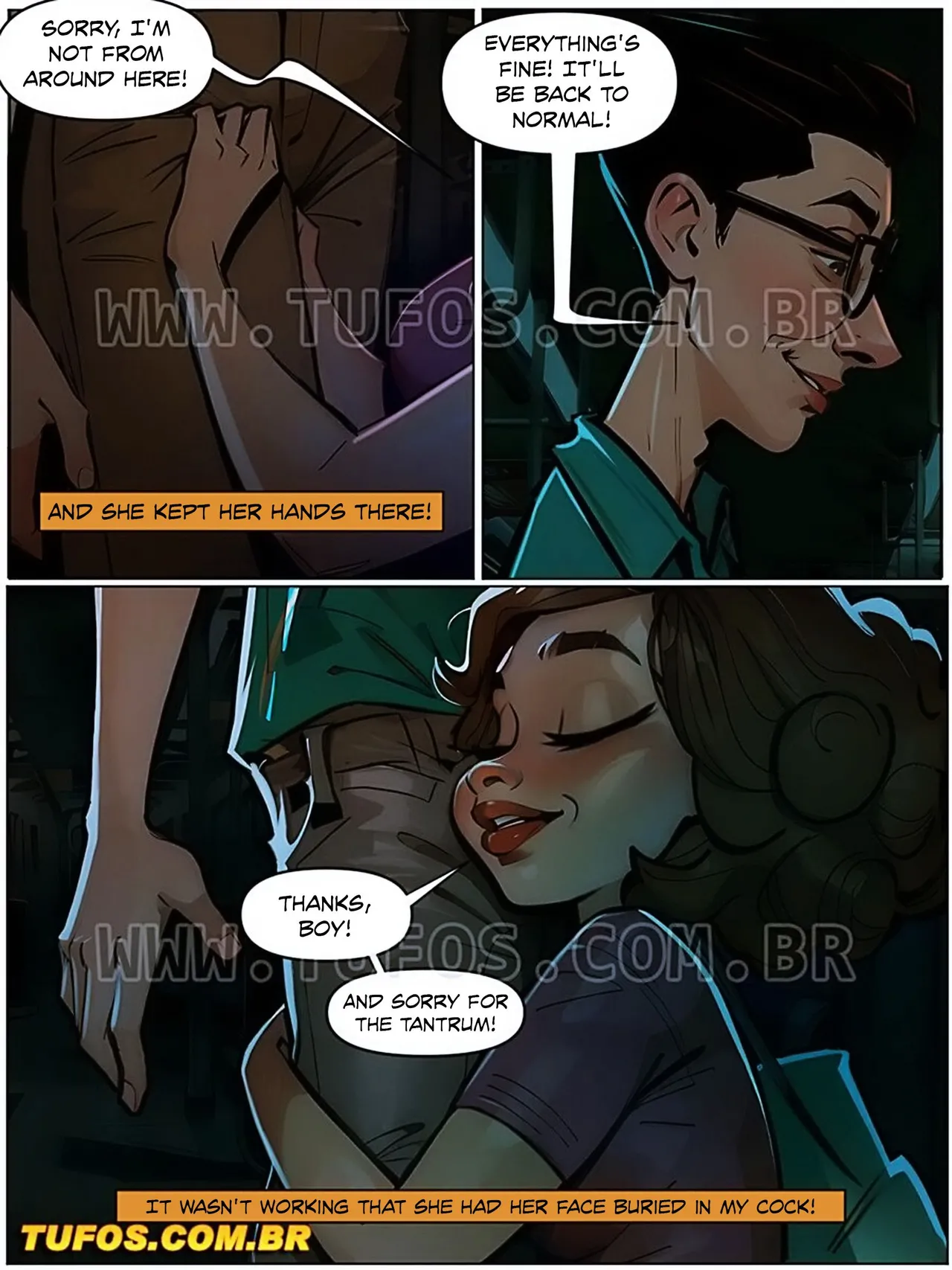 Enjoying The Sweet Life 02 - Light at the end of the train page 9 full