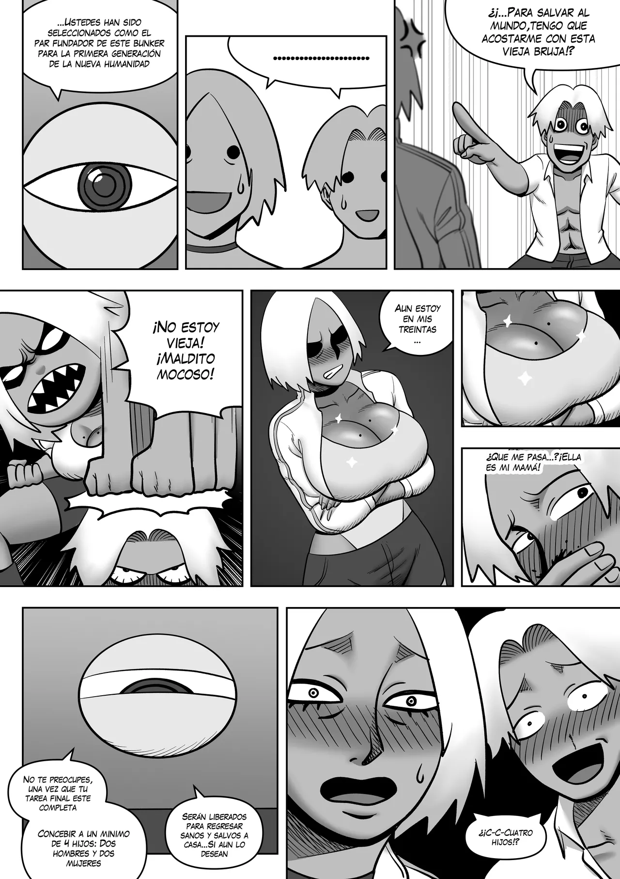 Mother and Son on a desert island #1 page 9 full