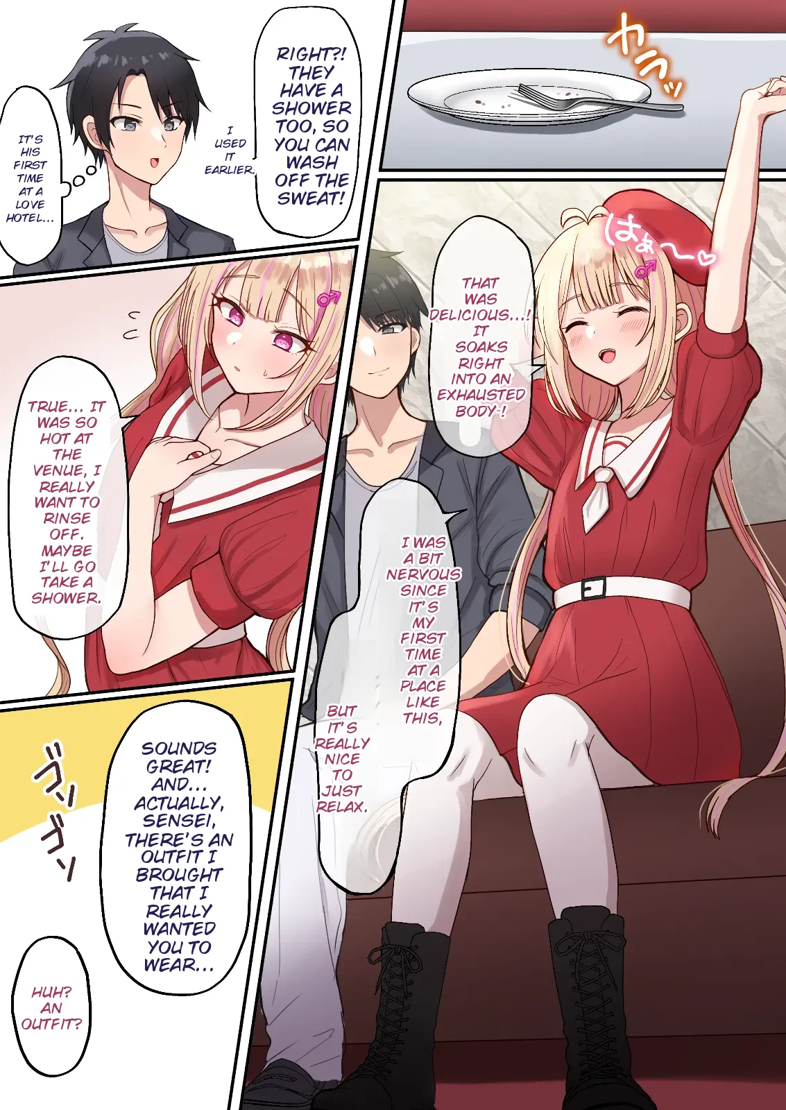 A male artist who draws erotic art gets into a gay encounter with another man at his first after-party page 6 full