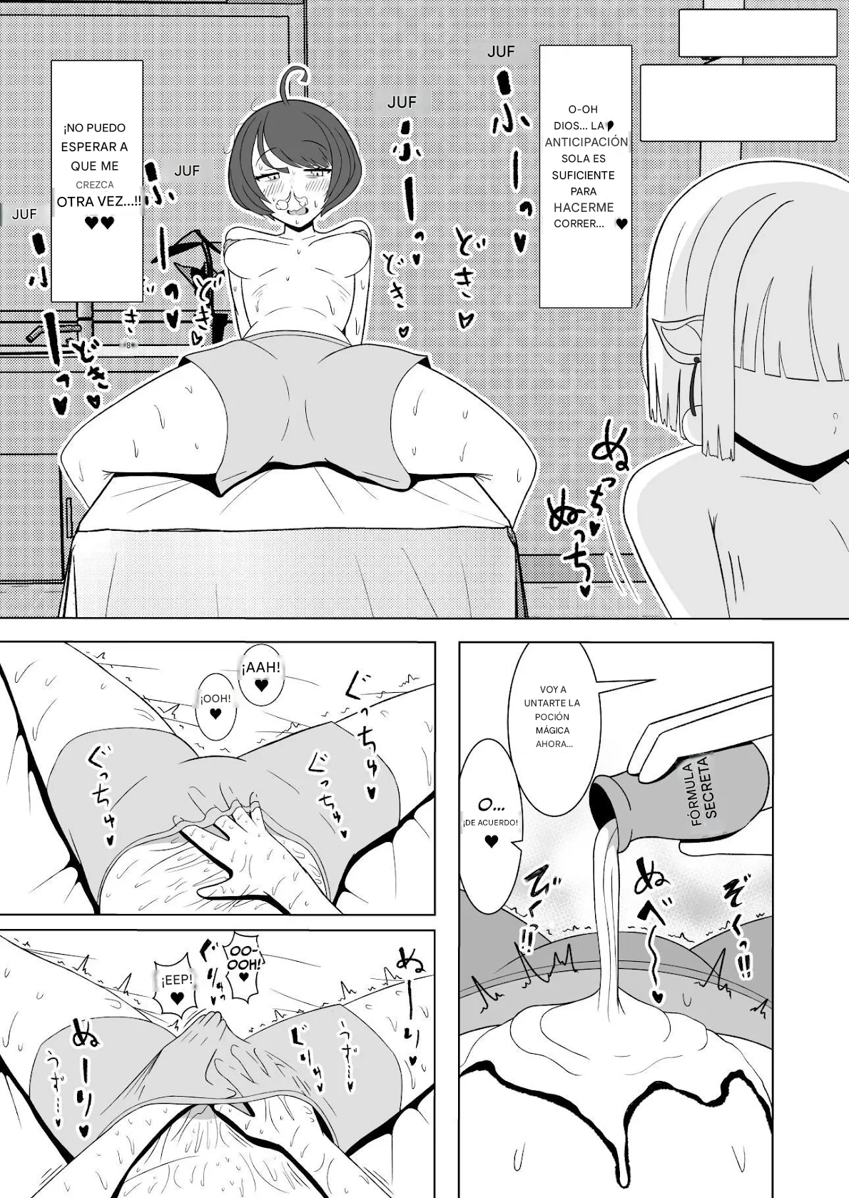 The Girls' Beauty Salon Where You Can Grow One ~Exploitative Company Drone Becomes An Ejaculation Junky~ Español page 4 full
