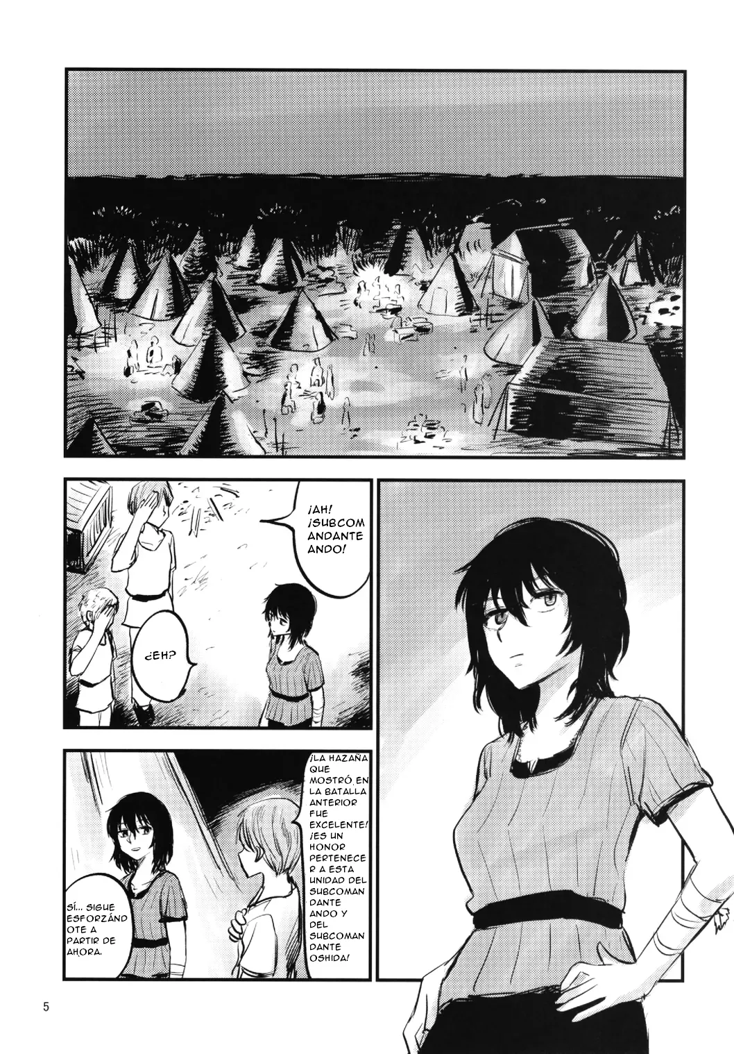 Kishi-tachi no Yaei Campamento de Caballeros page 5 full