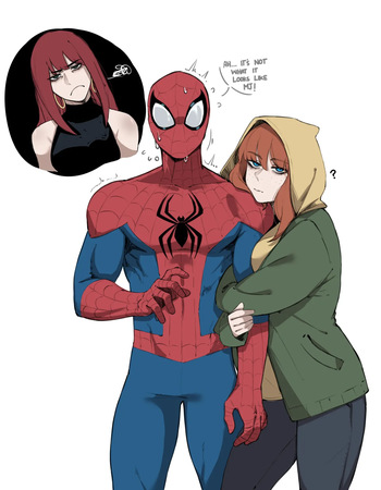 Spidey in Trouble cover