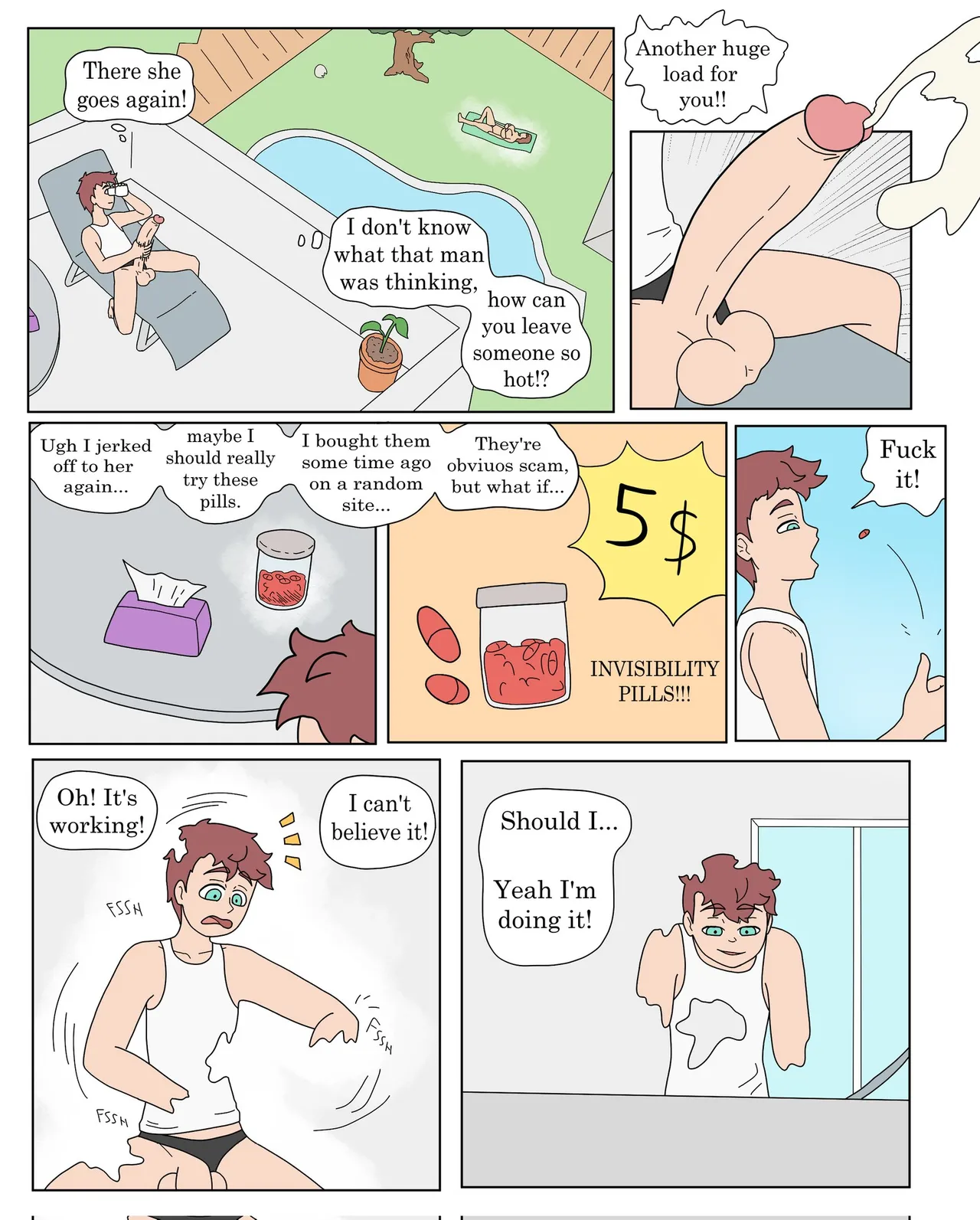 Invisibility Pills page 1 full