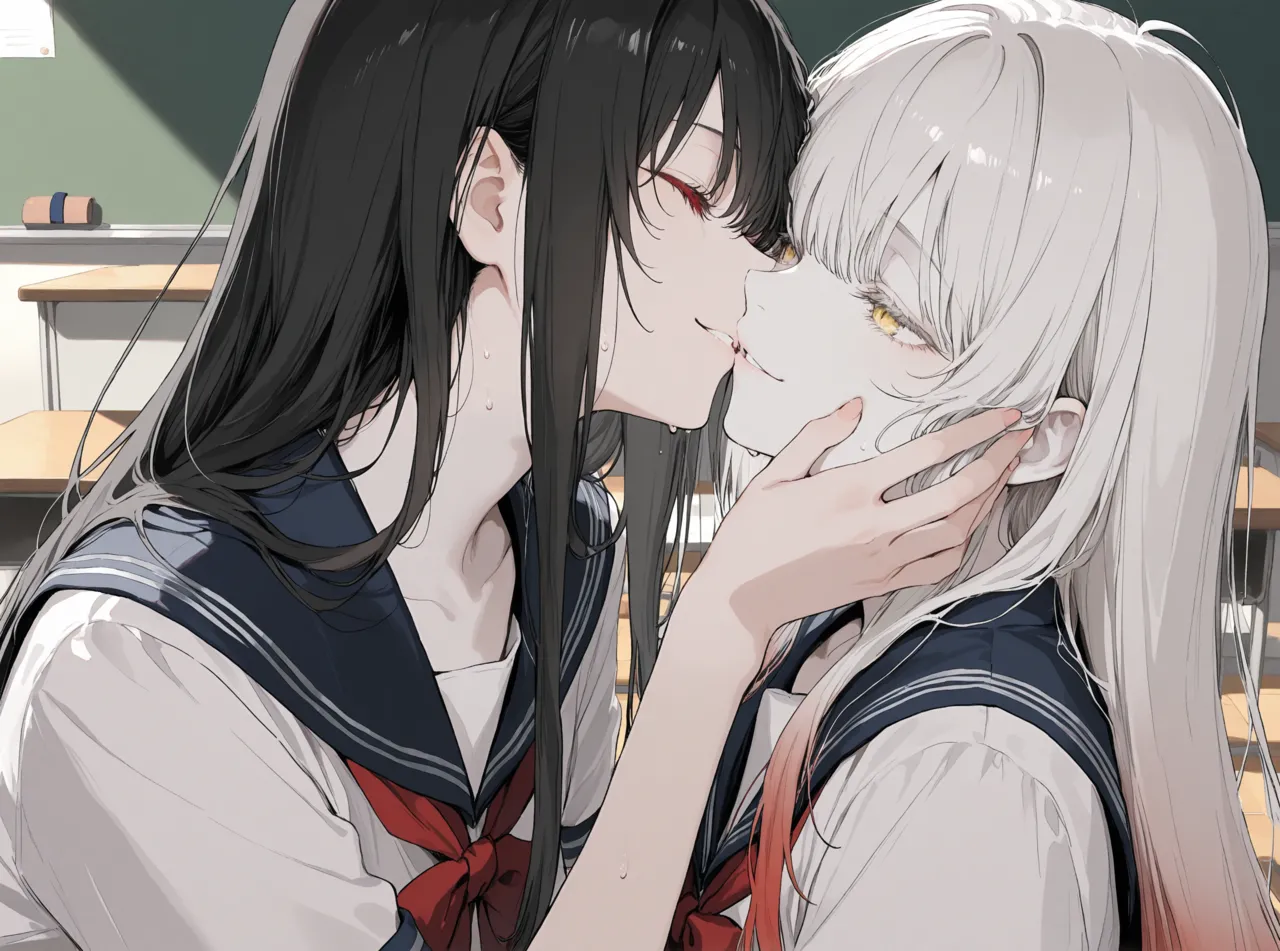【RiUrA】オリジナル 黒白百合少女 page 2 full