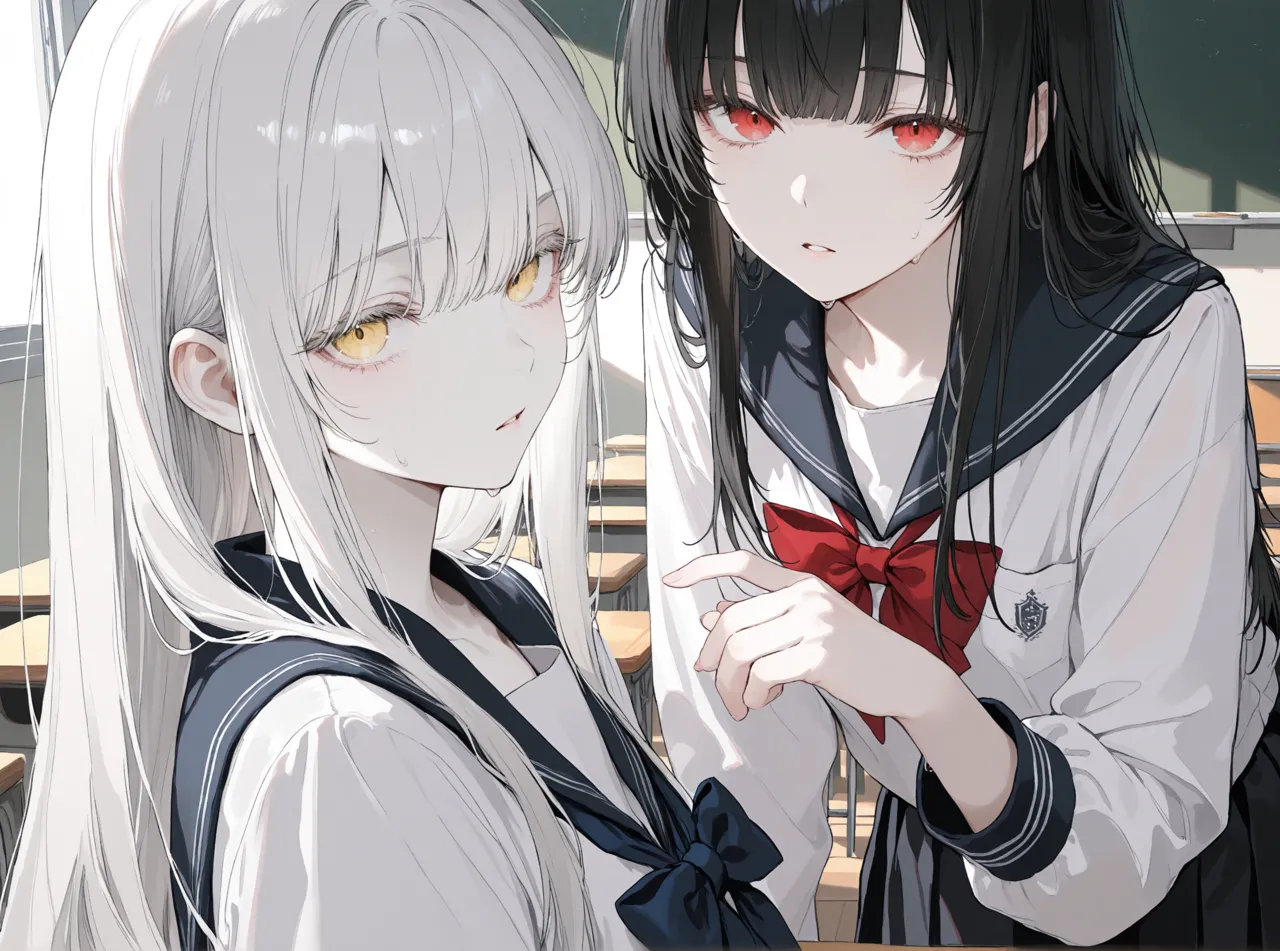 【RiUrA】オリジナル 黒白百合少女 page 4 full
