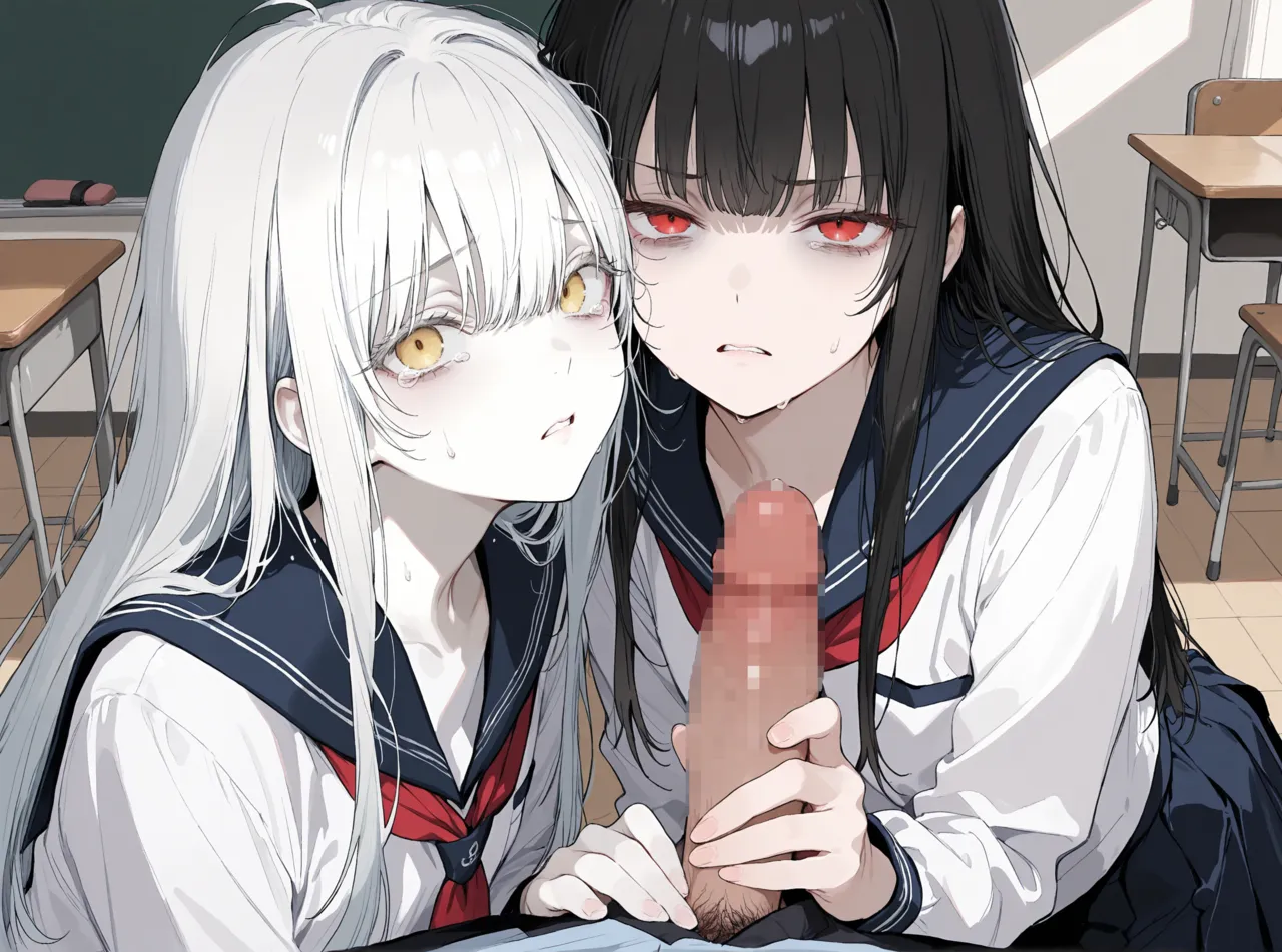 【RiUrA】オリジナル 黒白百合少女 page 6 full
